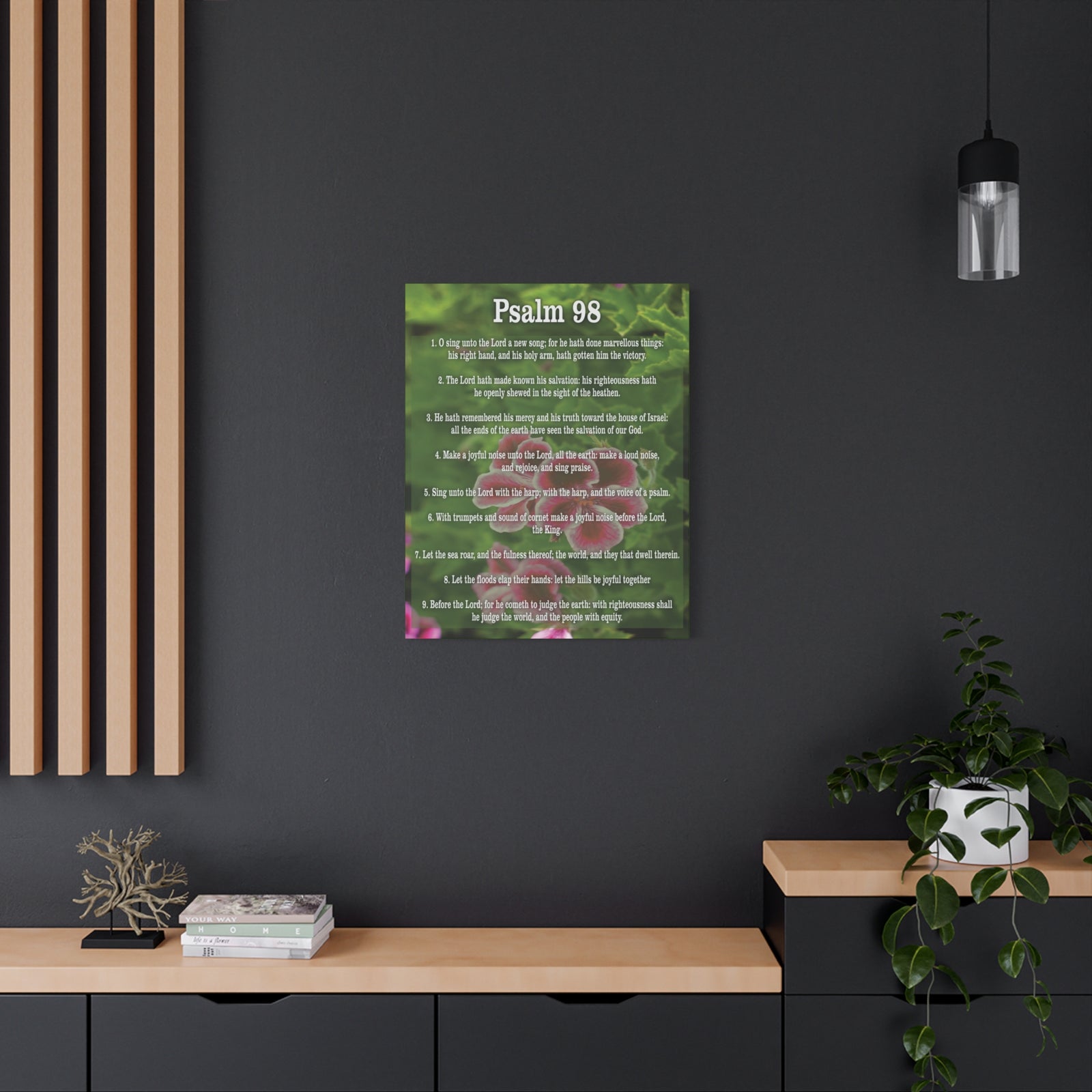 Scripture Walls Joyful Noise Of Salvation Psalm 98:4 Christian Wall Art Print Ready to Hang-Express Your Love Gifts