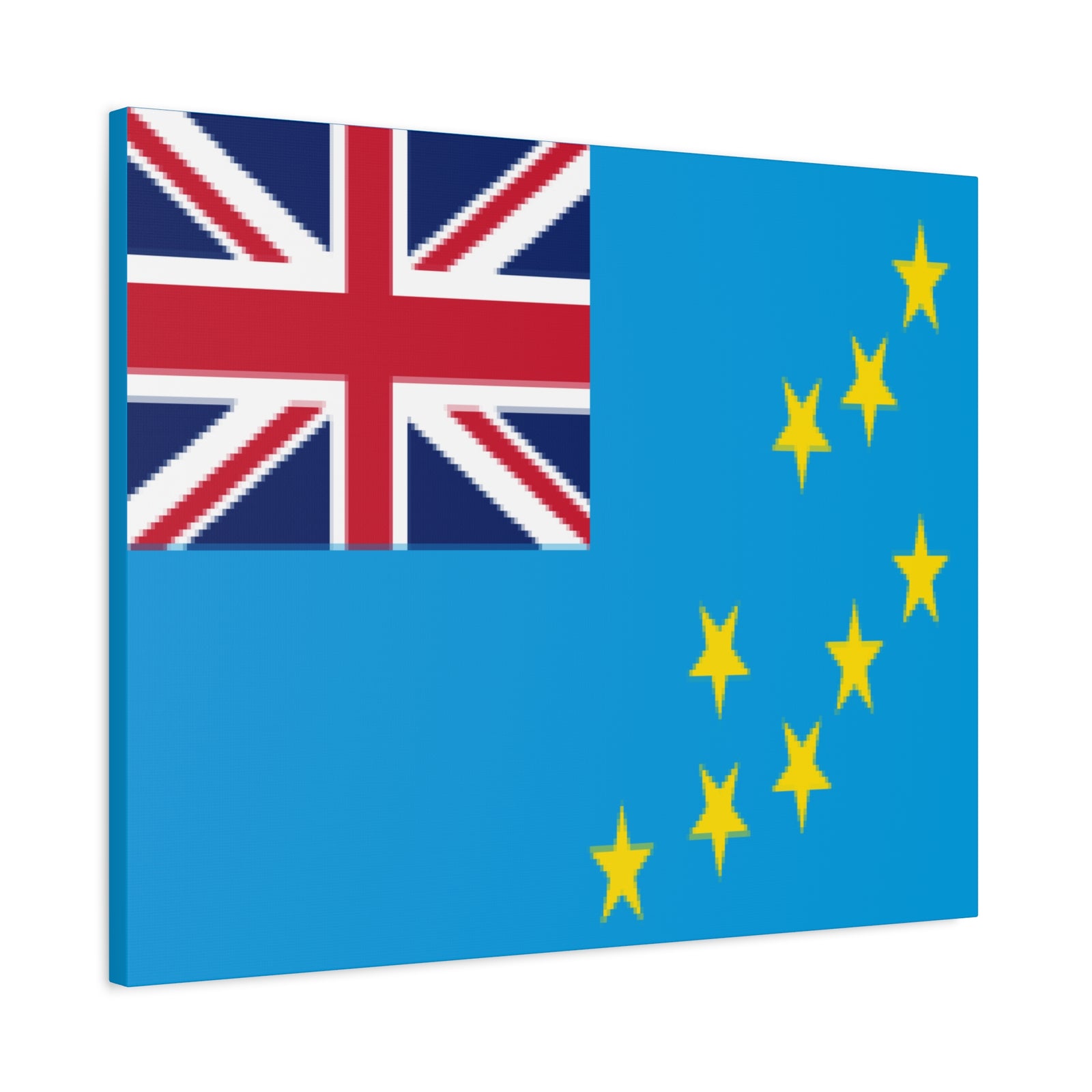 Tuvalu Country Flag Canvas Vibrant Wall Art Unframed Home Decor-Express Your Love Gifts
