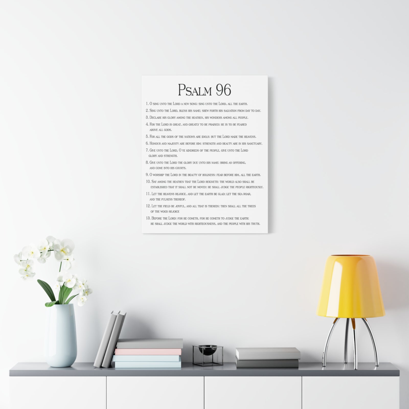 Scripture Walls Proclaiming His Glorious Wonders Psalm 96:7 Christian Wall Art Print Ready to Hang-Express Your Love Gifts