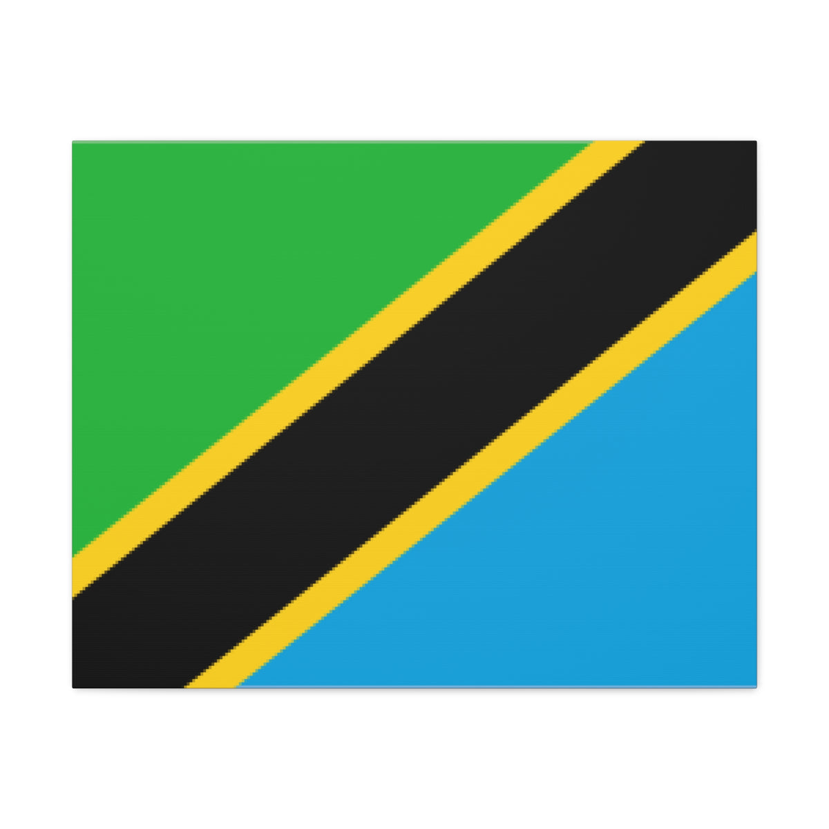 Tanzania Country Flag Canvas Vibrant Wall Art Unframed Home Decor-Express Your Love Gifts