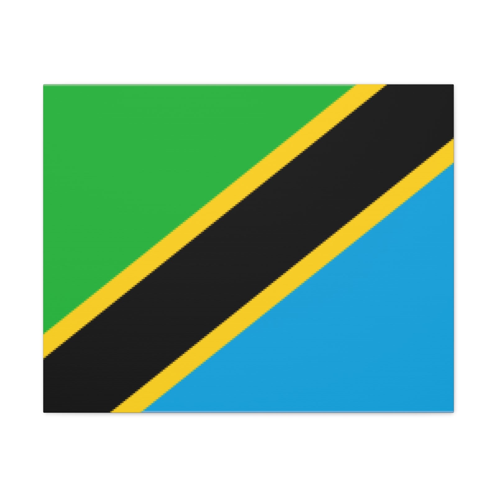Tanzania Country Flag Canvas Vibrant Wall Art Unframed Home Decor-Express Your Love Gifts