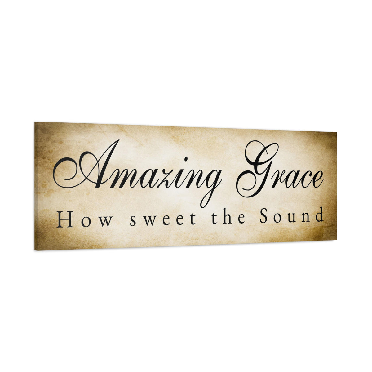 Scripture Walls Amazing Grace Gold Bible Verse Canvas Christian Wall Art Ready to Hang Unframed-Express Your Love Gifts