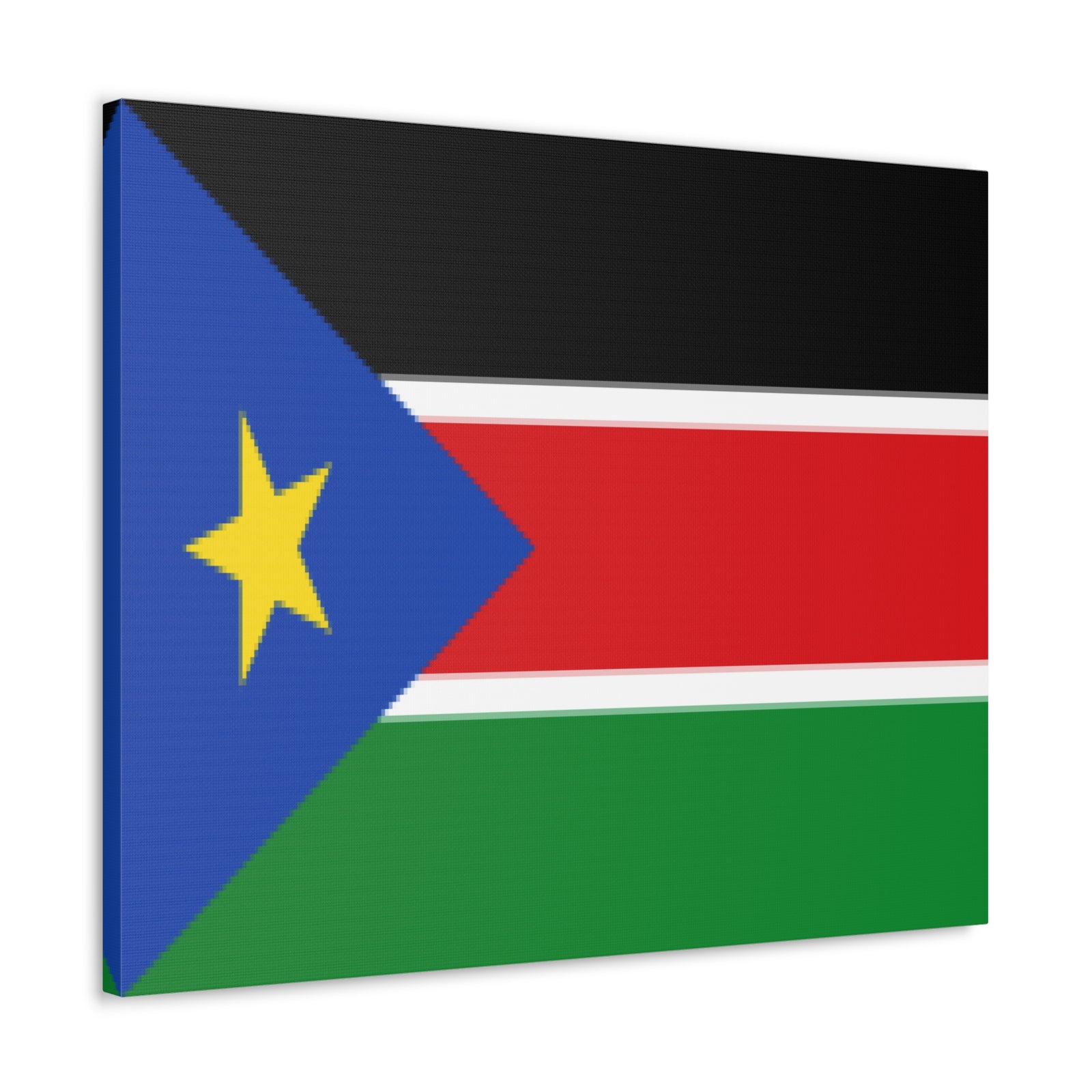 South Sudan Country Flag Canvas Vibrant Wall Art Unframed Home Decor-Express Your Love Gifts