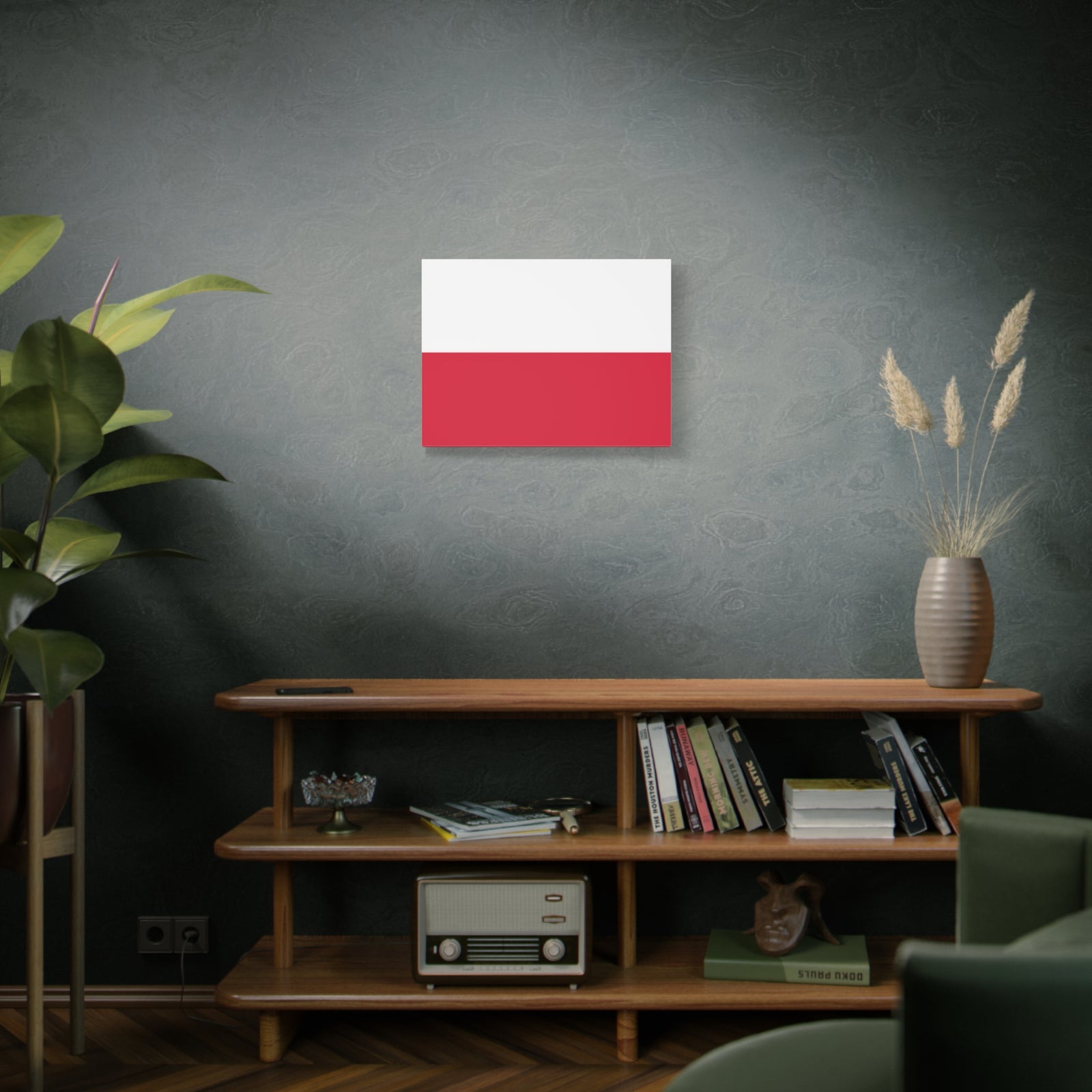 Poland Country Flag Canvas Vibrant Wall Art Unframed Home Decor-Express Your Love Gifts