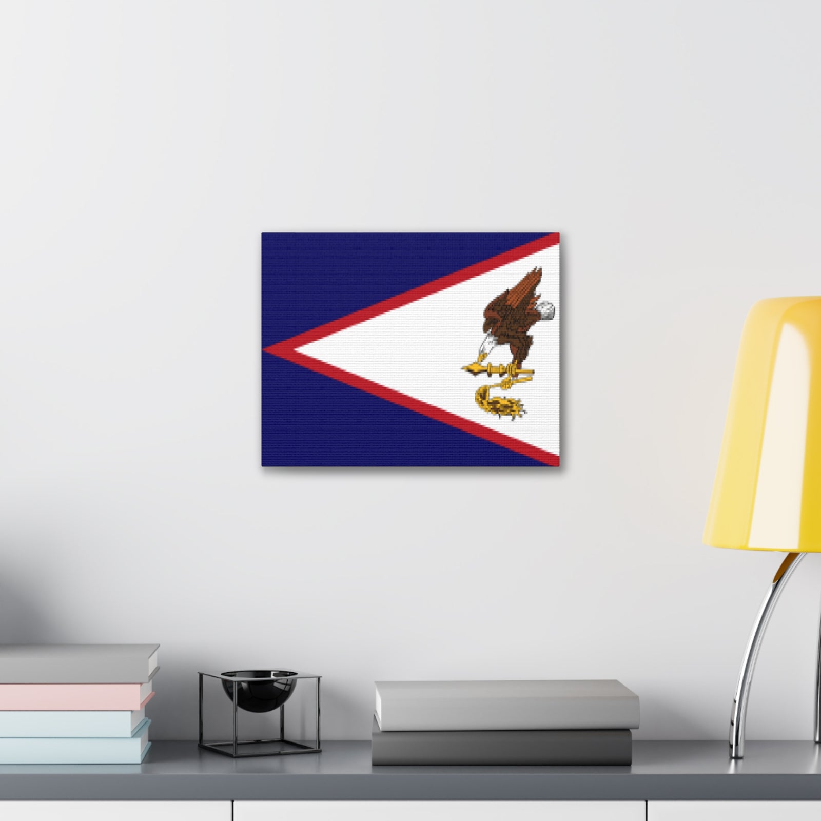 American Samoa Country Flag Canvas Vibrant Wall Art Unframed Home Decor-Express Your Love Gifts