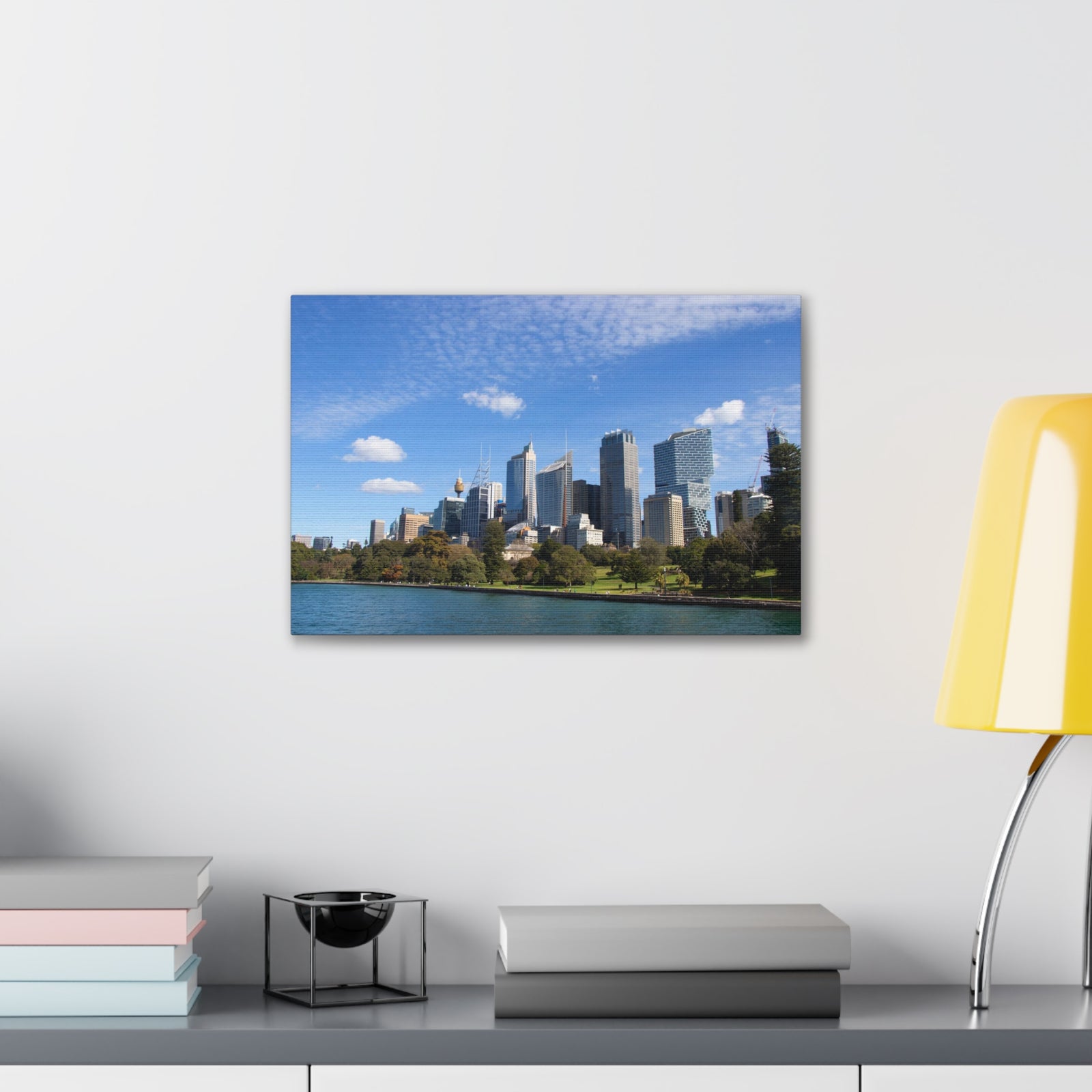 Sydney Daytime Skyline Canvas Artwork High-Quality Breathtaking Stunning Cityscape for Home Decor Ready to Hang-Express Your Love Gifts