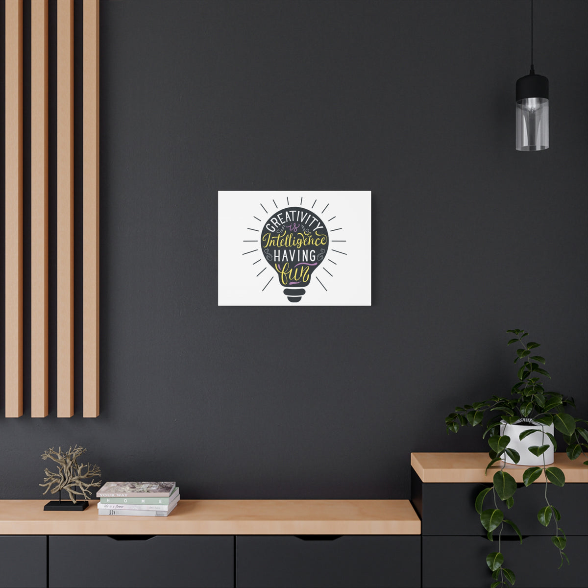 Inspirational Quote Canvas Creativity Wall Art Motivational Motto Inspiring Prints Artwork Decor Ready to Hang-Express Your Love Gifts