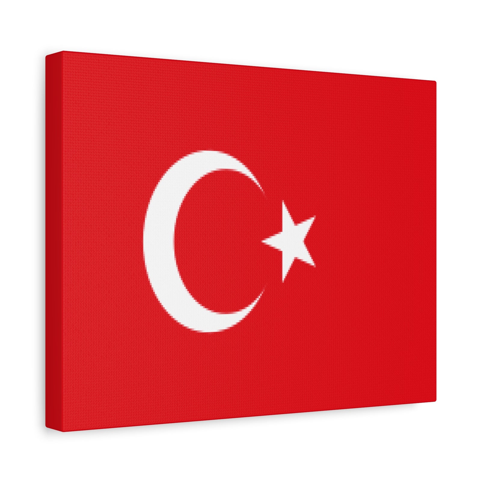 Turkey Country Flag Canvas Vibrant Wall Art Unframed Home Decor-Express Your Love Gifts