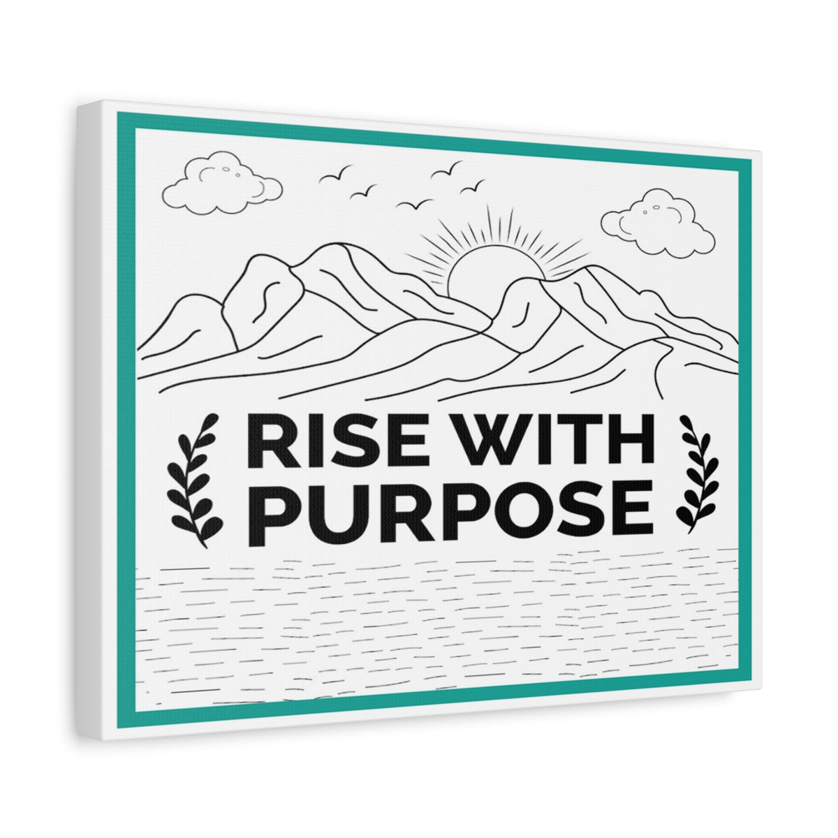 Inspirational Motivational Quote Canvas Wall Art for Home Decor Ready-to-Hang-Express Your Love Gifts