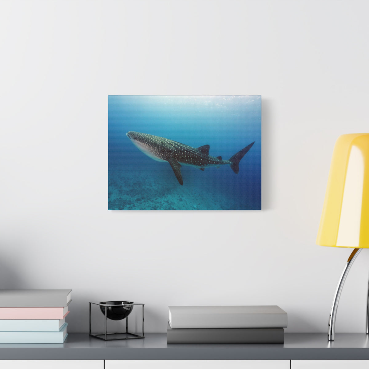 Majestic Whale Shark Art Majestic Whale Shark Print Animal Wall Art Wildlife Canvas Prints Wall Art Ready to Hang-Express Your Love Gifts