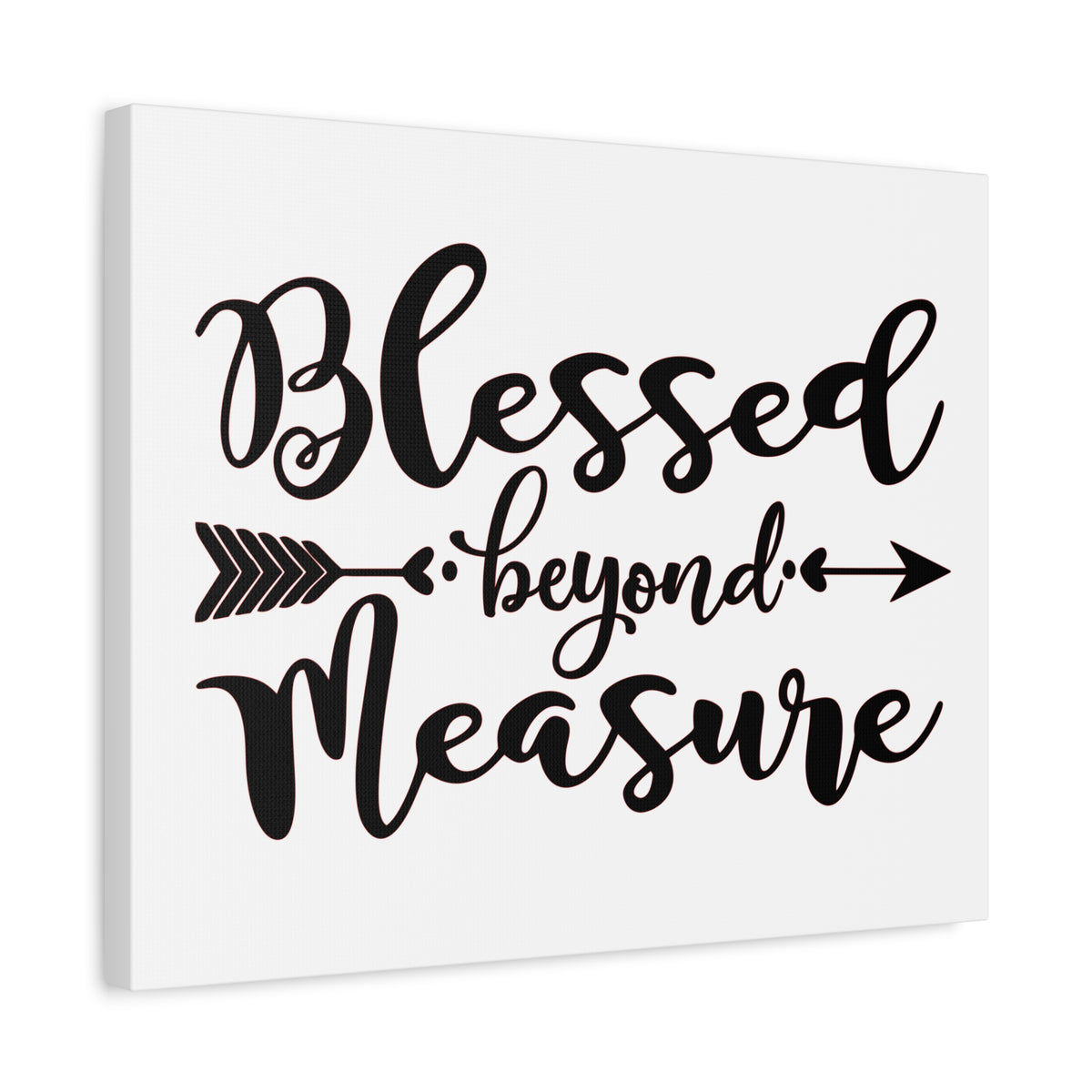 Scripture Canvas Blessed Beyond Measure Psalm 31:19 Christian Wall Art Print Ready to Hang-Express Your Love Gifts