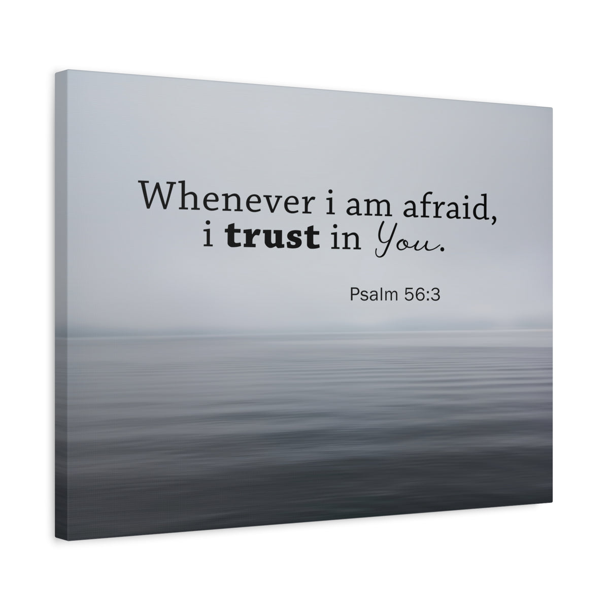 Scripture Walls I Trust In You Psalm 56:3 Bible Verse Canvas Christian Wall Art Ready to Hang-Express Your Love Gifts