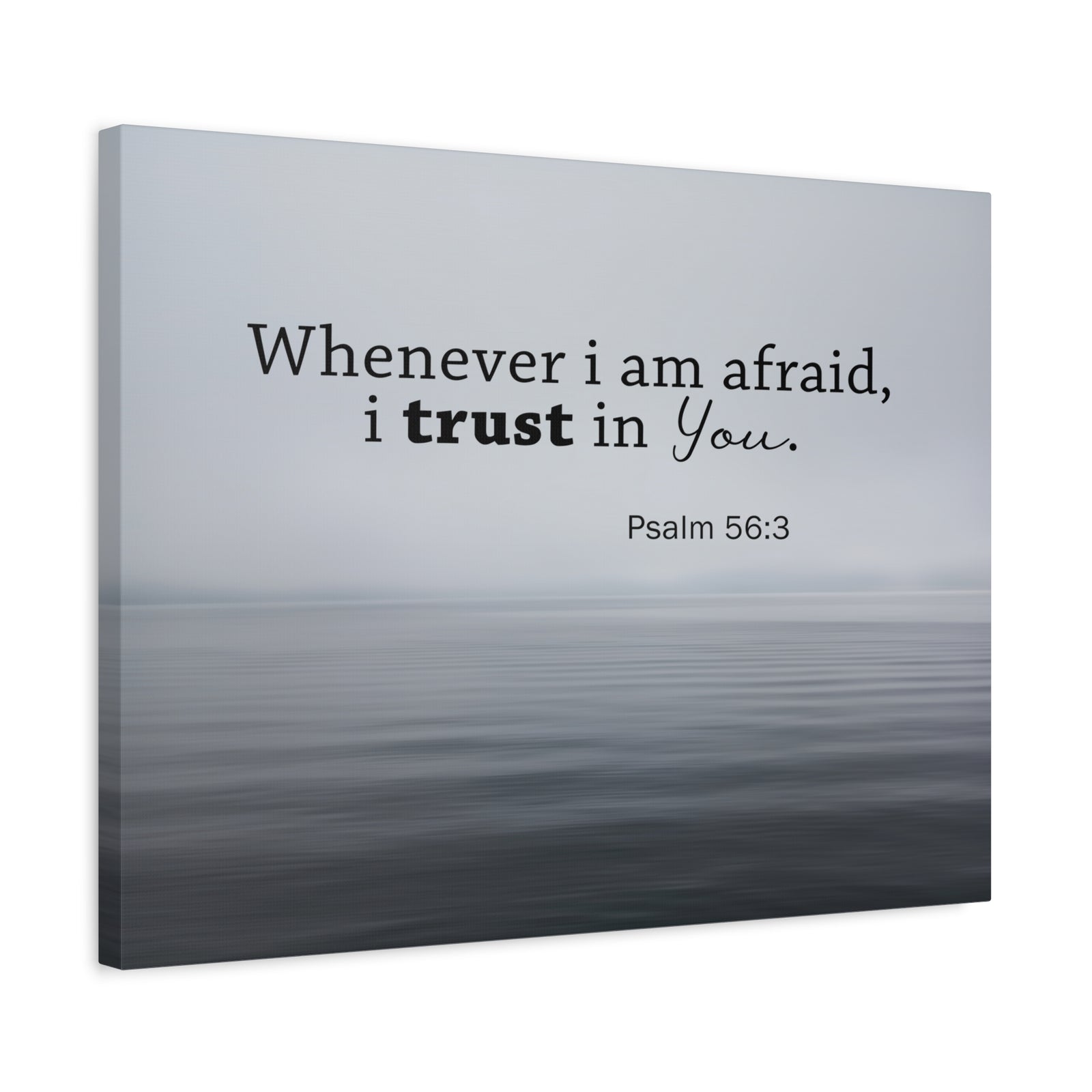 Scripture Walls I Trust In You Psalm 56:3 Bible Verse Canvas Christian Wall Art Ready to Hang-Express Your Love Gifts