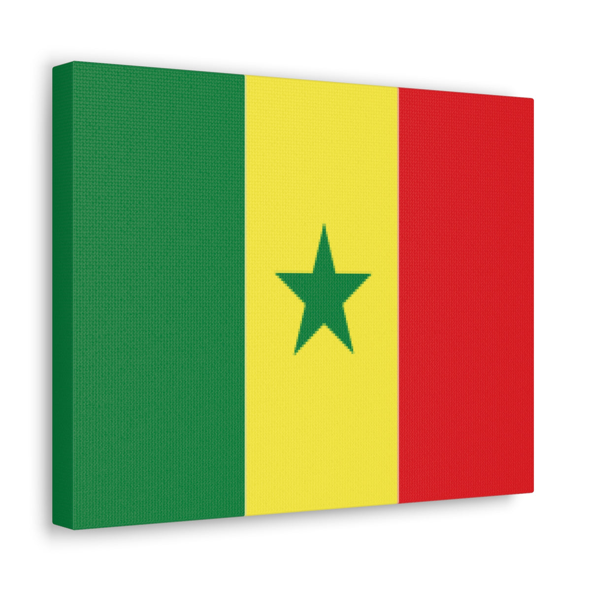 Senegal Country Flag Canvas Vibrant Wall Art Unframed Home Decor-Express Your Love Gifts