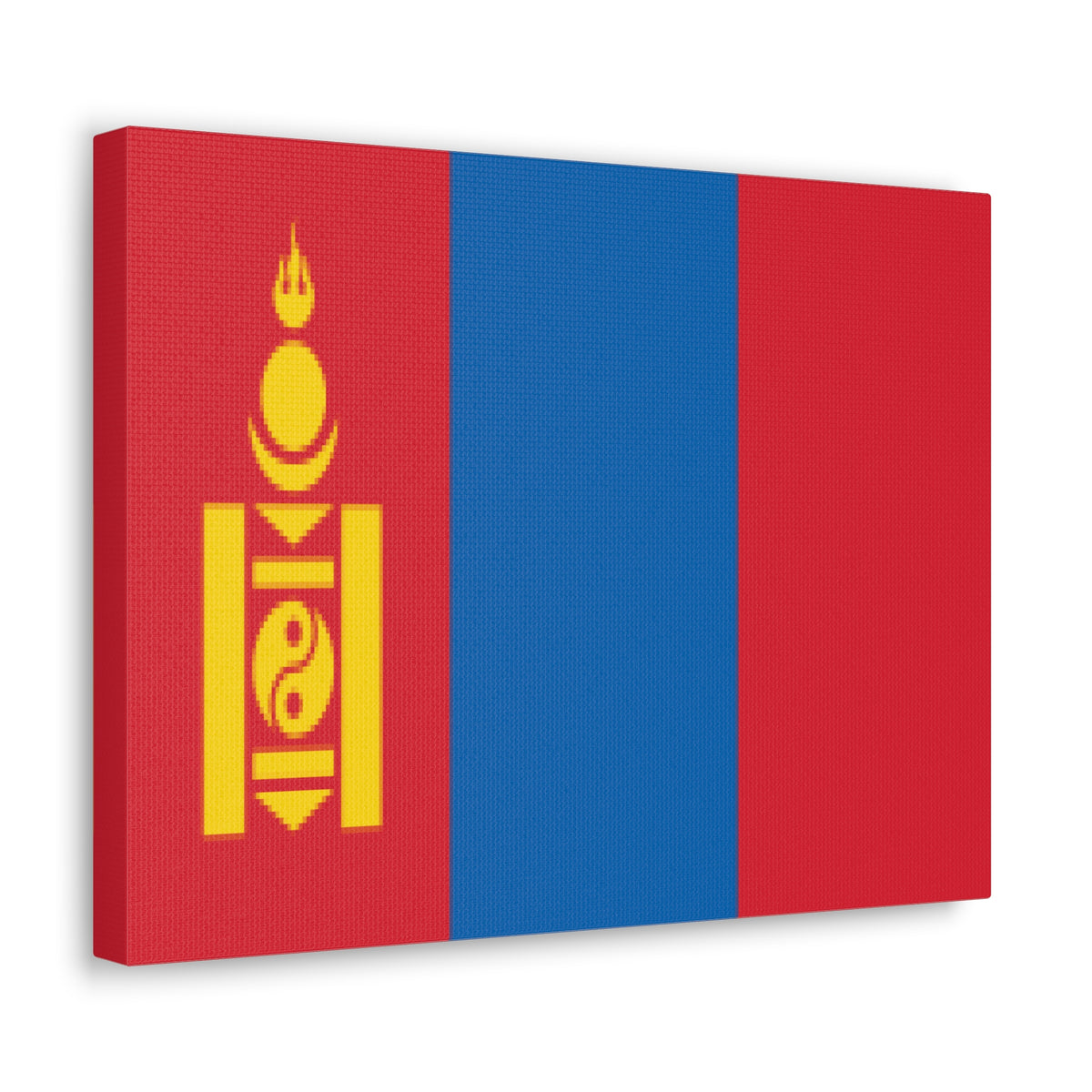 Mongolia Country Flag Canvas Vibrant Wall Art Unframed Home Decor-Express Your Love Gifts