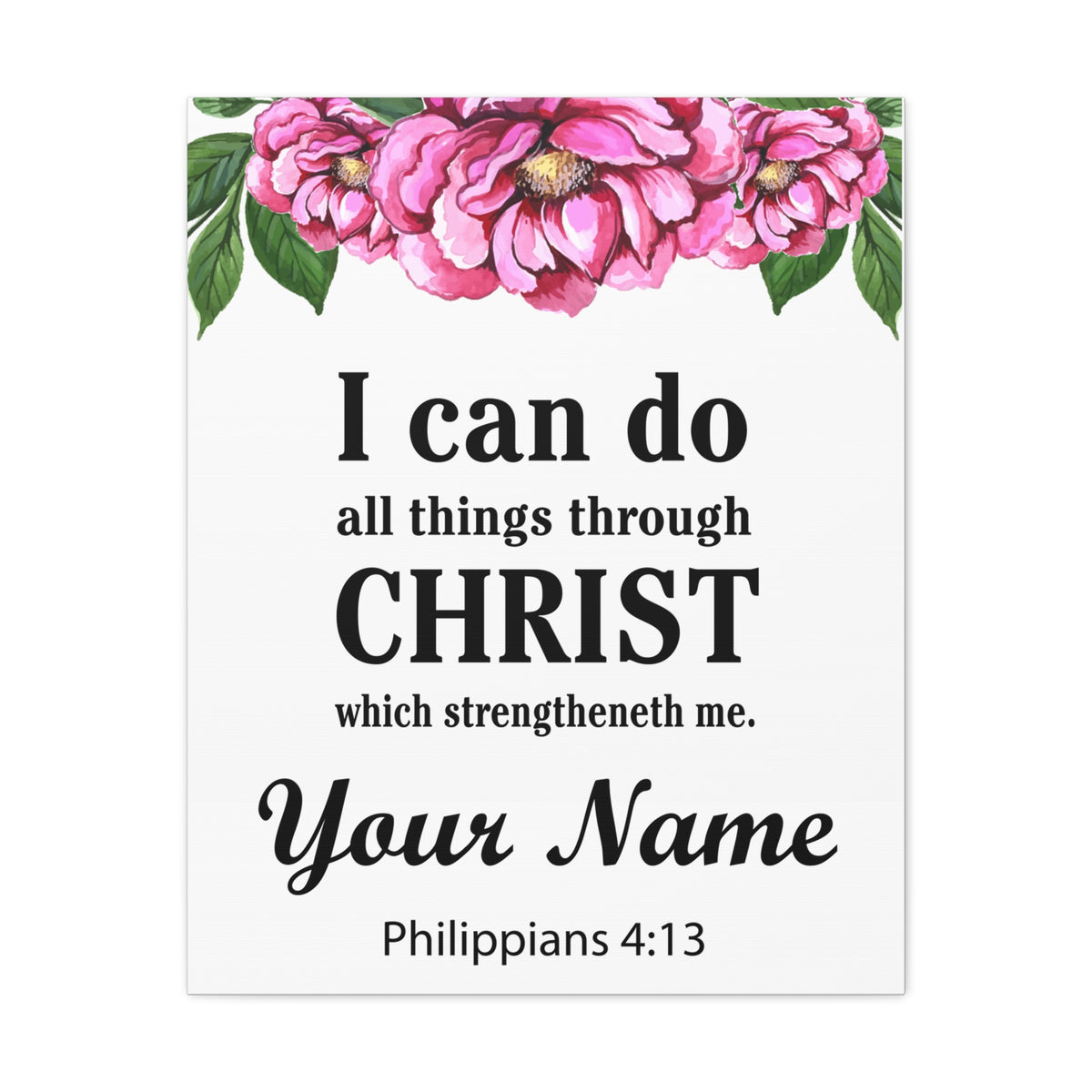Personalized Philippians 4:13-Express Your Love Gifts