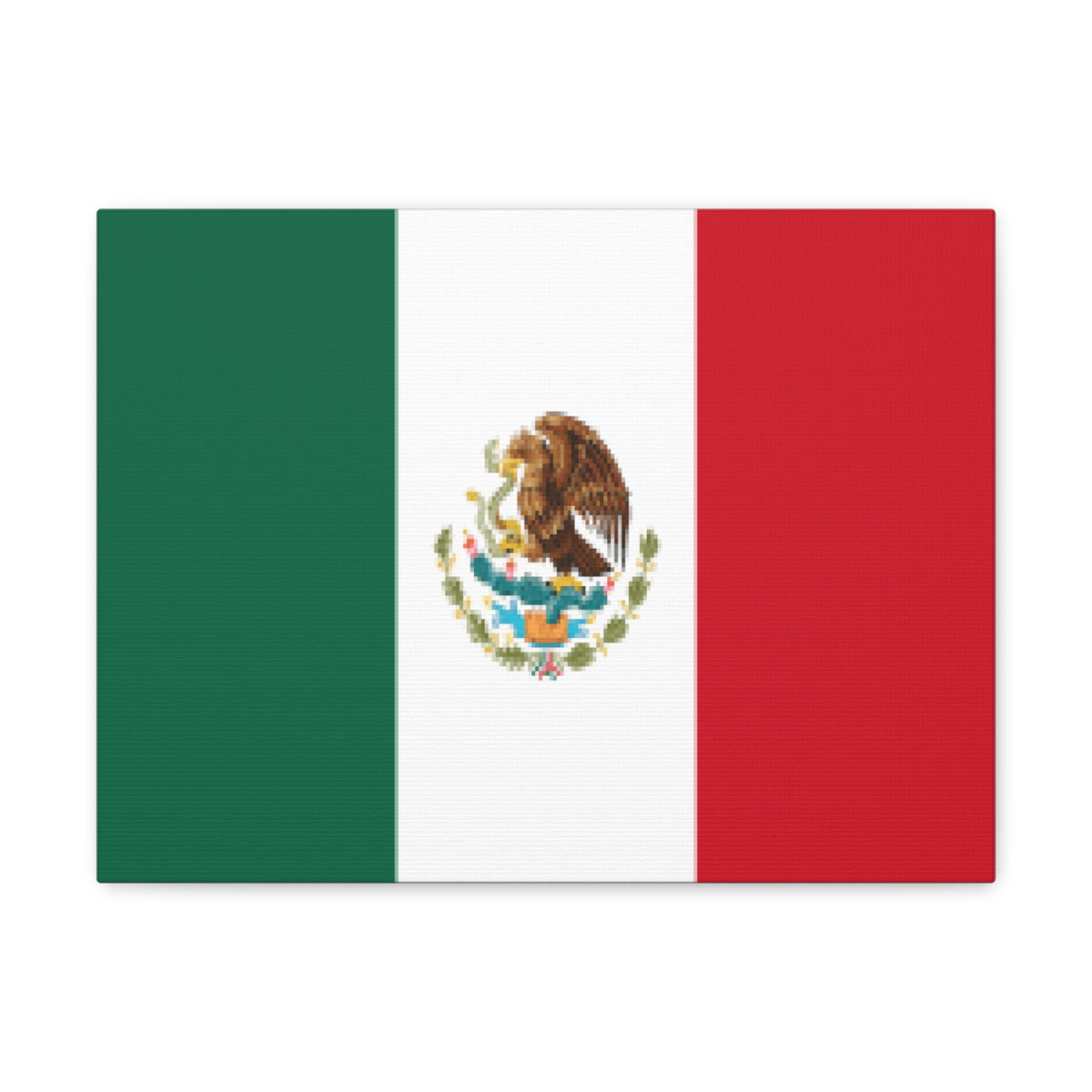 Mexico Country Flag Canvas Vibrant Wall Art Unframed Home Decor-Express Your Love Gifts