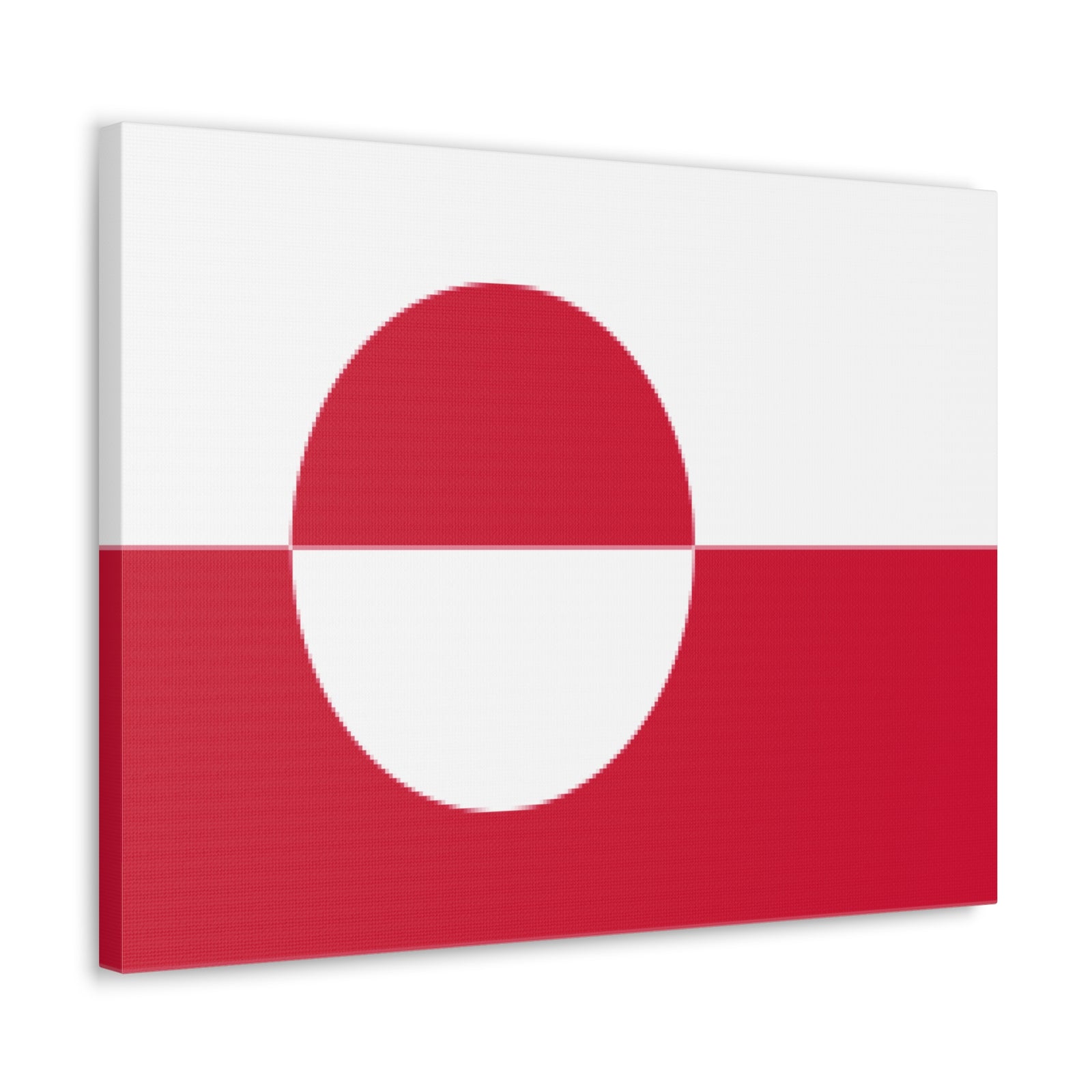 Greenland Country Flag Canvas Vibrant Wall Art Unframed Home Decor-Express Your Love Gifts