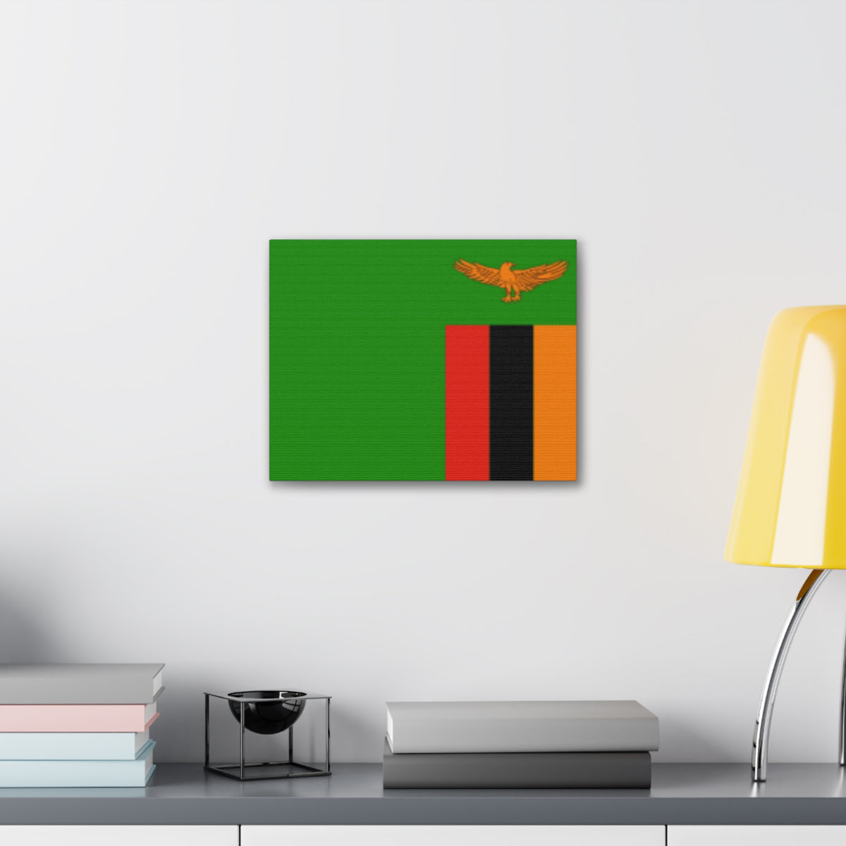 Zambia Country Flag Canvas Vibrant Wall Art Unframed Home Decor-Express Your Love Gifts