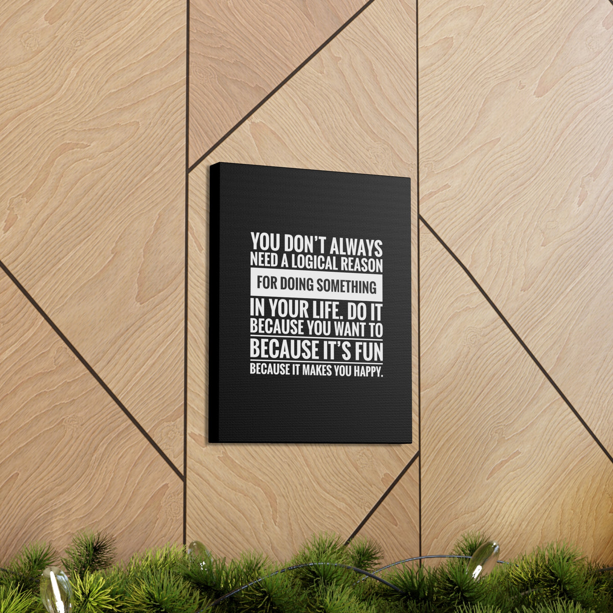 Inspirational Wall Art It Makes You Happy Motivation Wall Decor for Home Office Gym Inspiring Success Quote Print Ready to Hang-Express Your Love Gifts