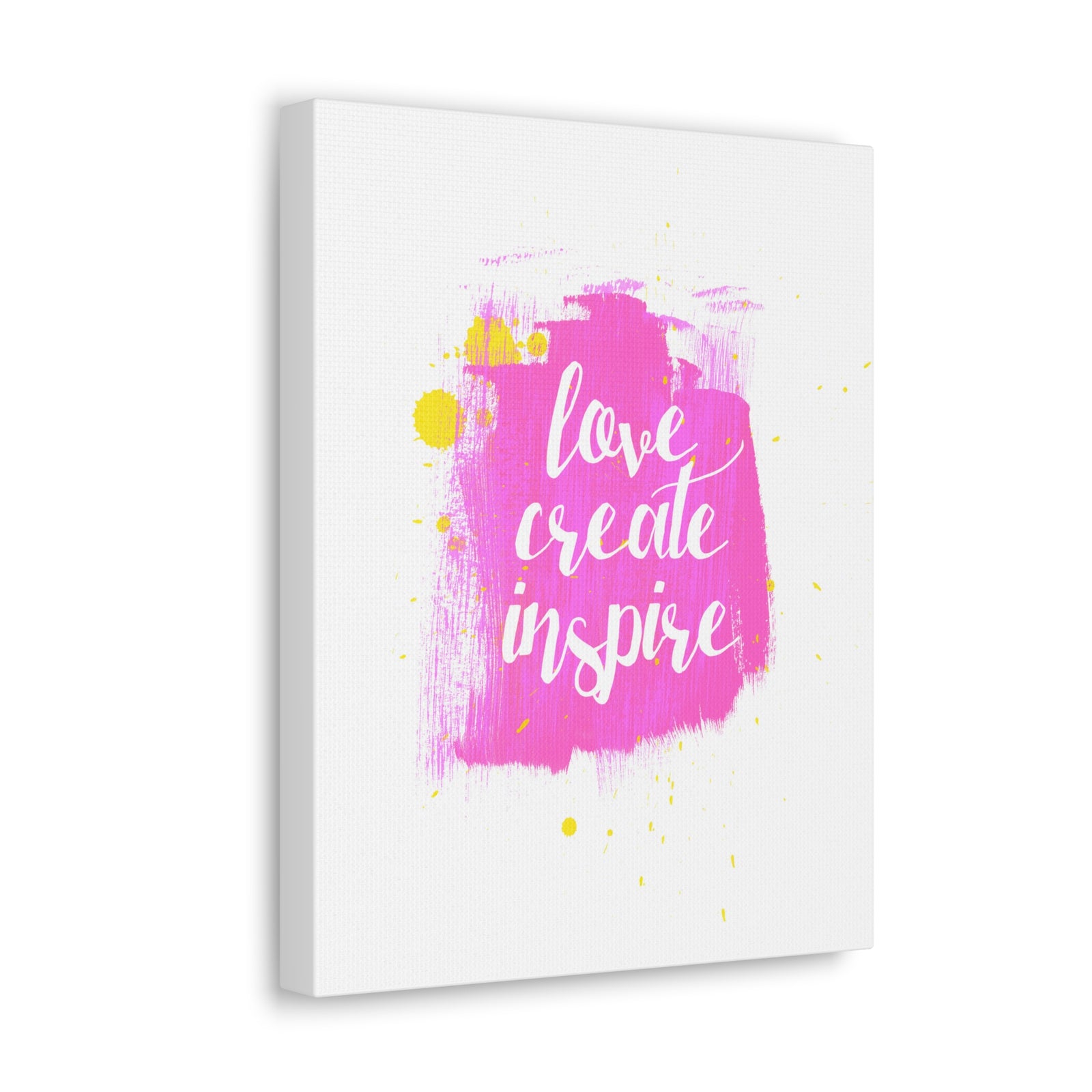 Inspirational Wall Art Love Create Inspire Motivation Wall Decor for Home Office Gym Inspiring Success Quote Print Ready to Hang-Express Your Love Gifts