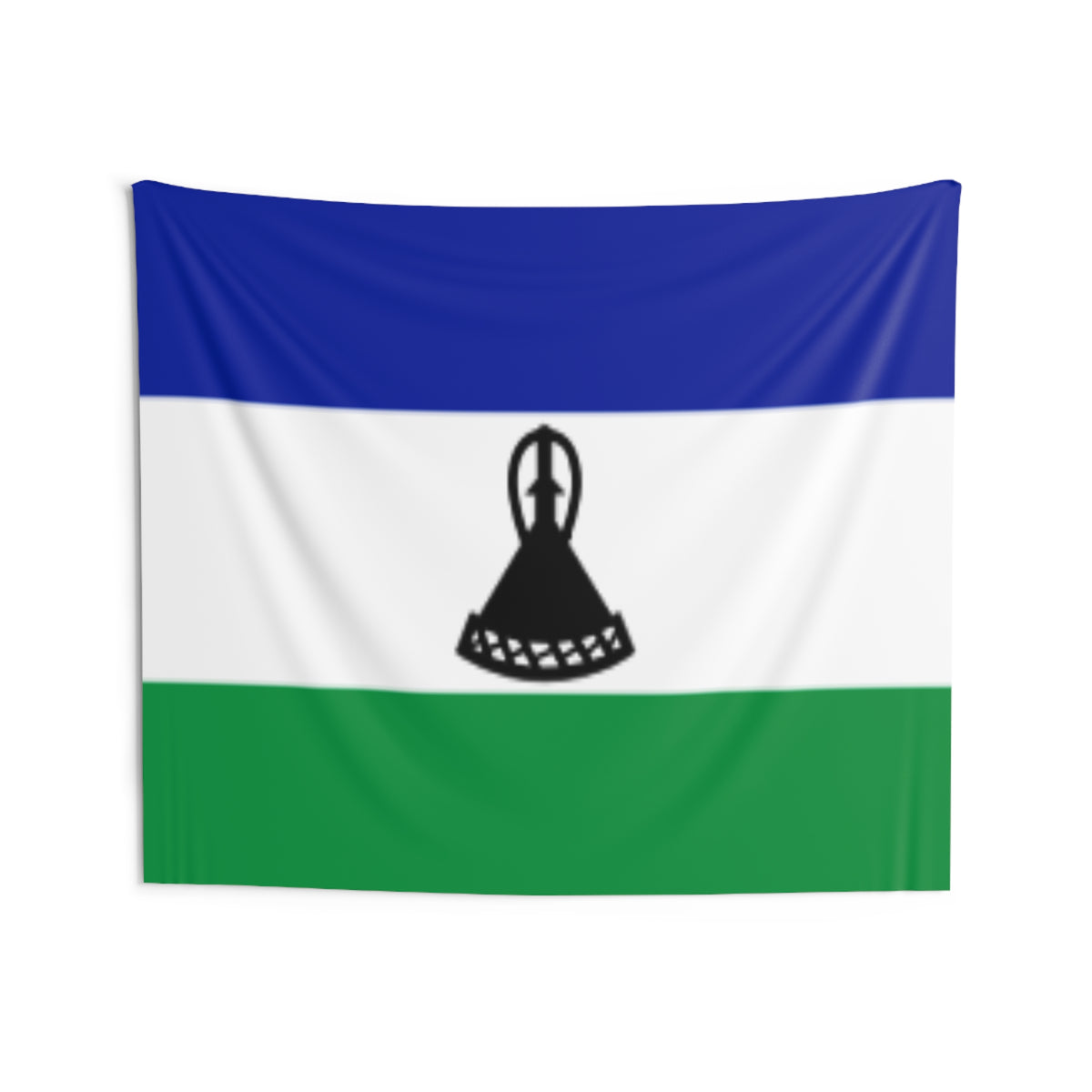 Lesotho Country Flag Wall Hanging Tapestry-Express Your Love Gifts