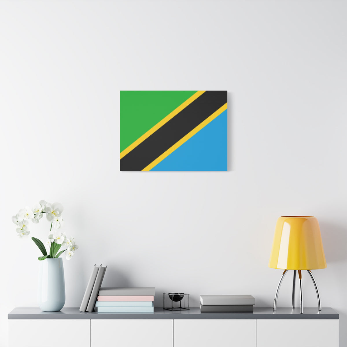 Tanzania Country Flag Canvas Vibrant Wall Art Unframed Home Decor-Express Your Love Gifts