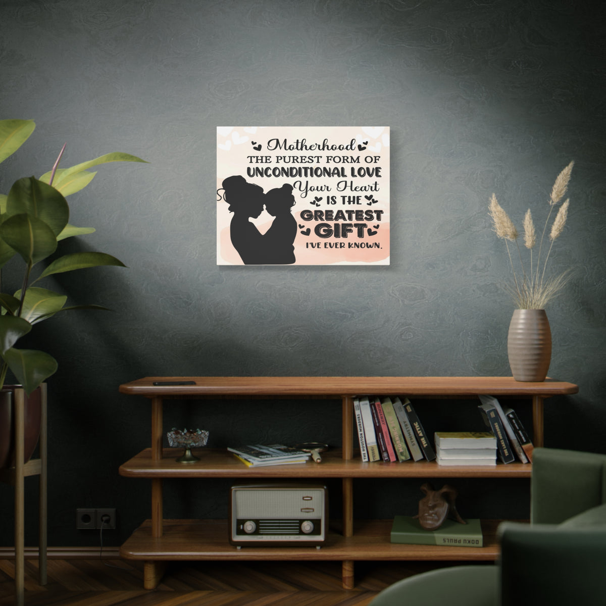 To Mom Greatest Gift Inspirational Quote – Elegant Home Décor-Express Your Love Gifts