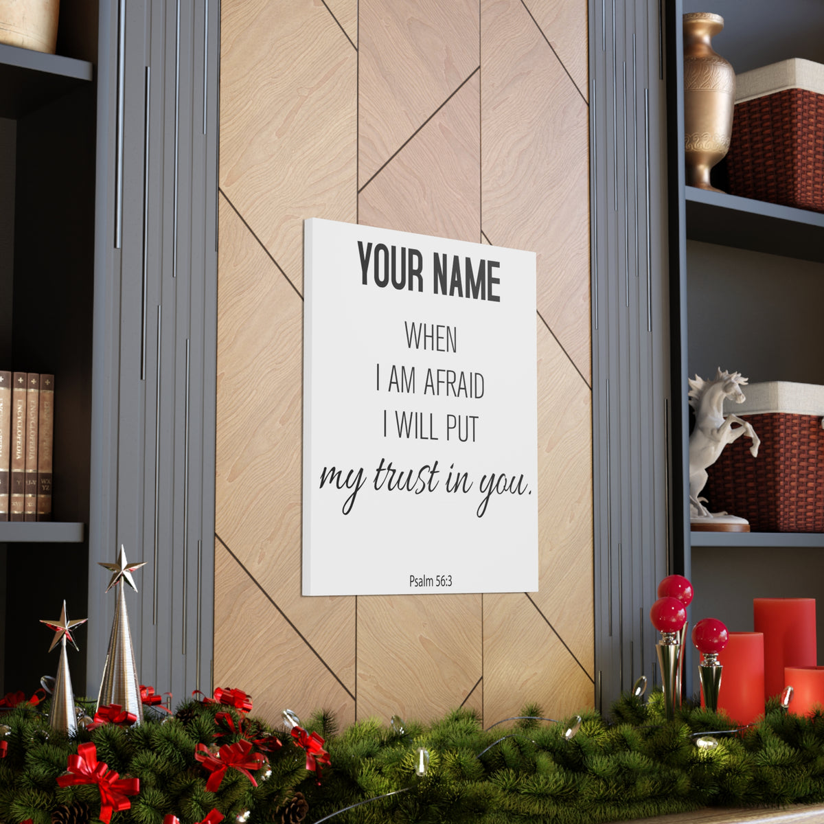 Personalized Psalm 56:3 I Will Put My Trust in You-Express Your Love Gifts