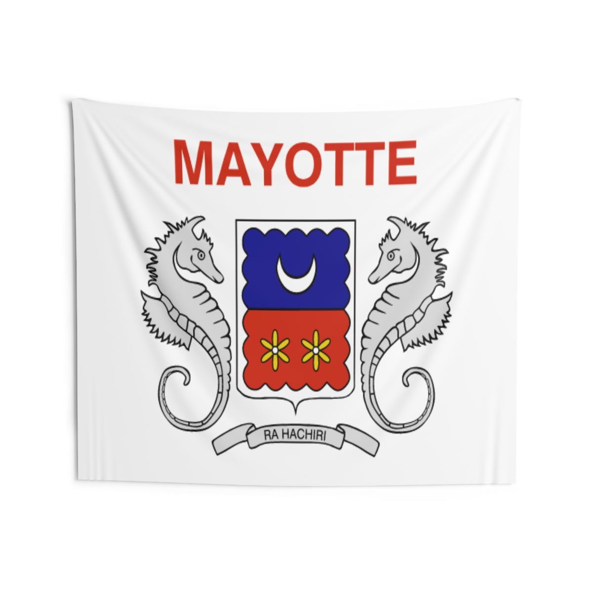 Mayotte Country Flag Wall Hanging Tapestry-Express Your Love Gifts