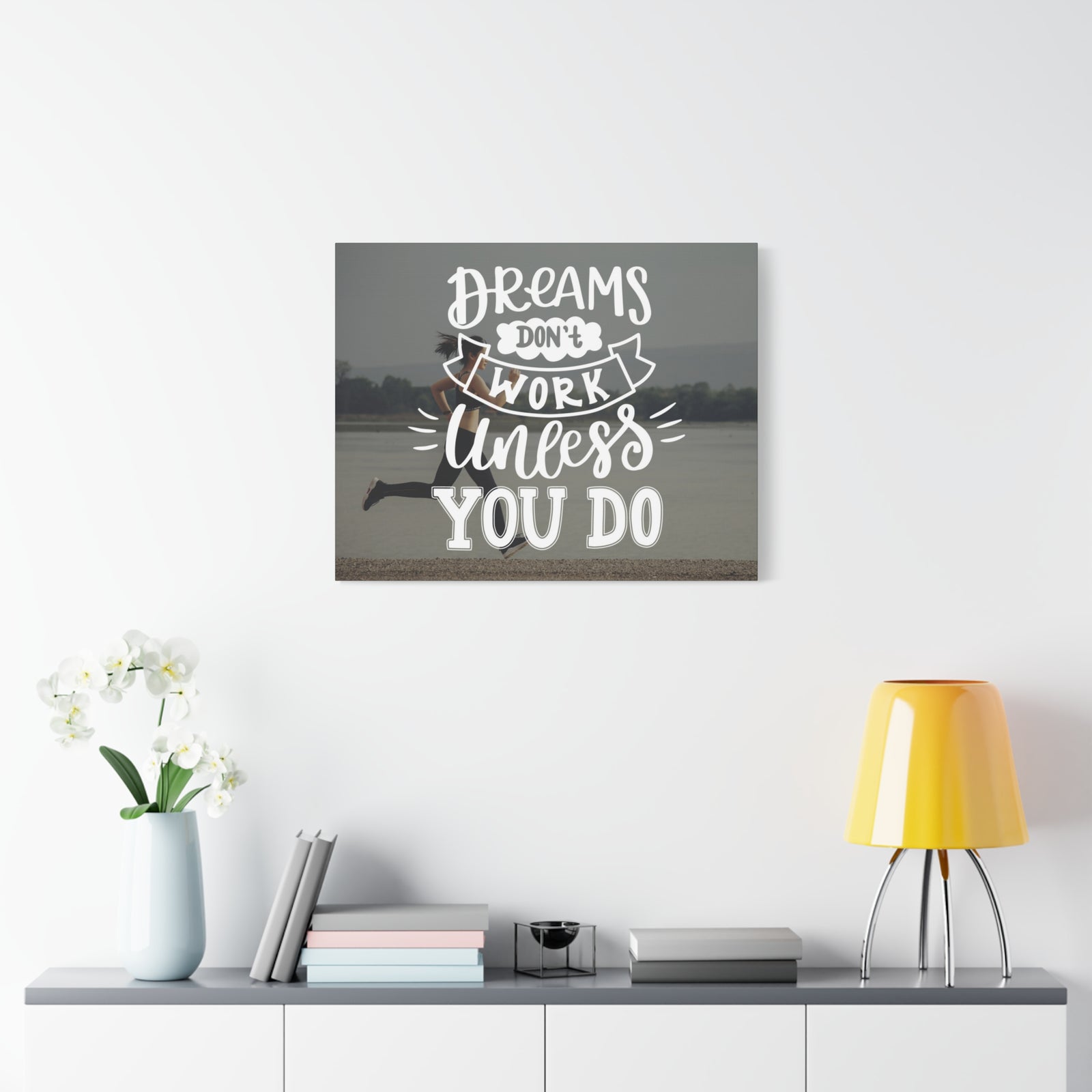 Inspirational Quote Canvas Dreams Wall Art Motivational Motto Inspiring Prints Artwork Decor Ready to Hang-Express Your Love Gifts