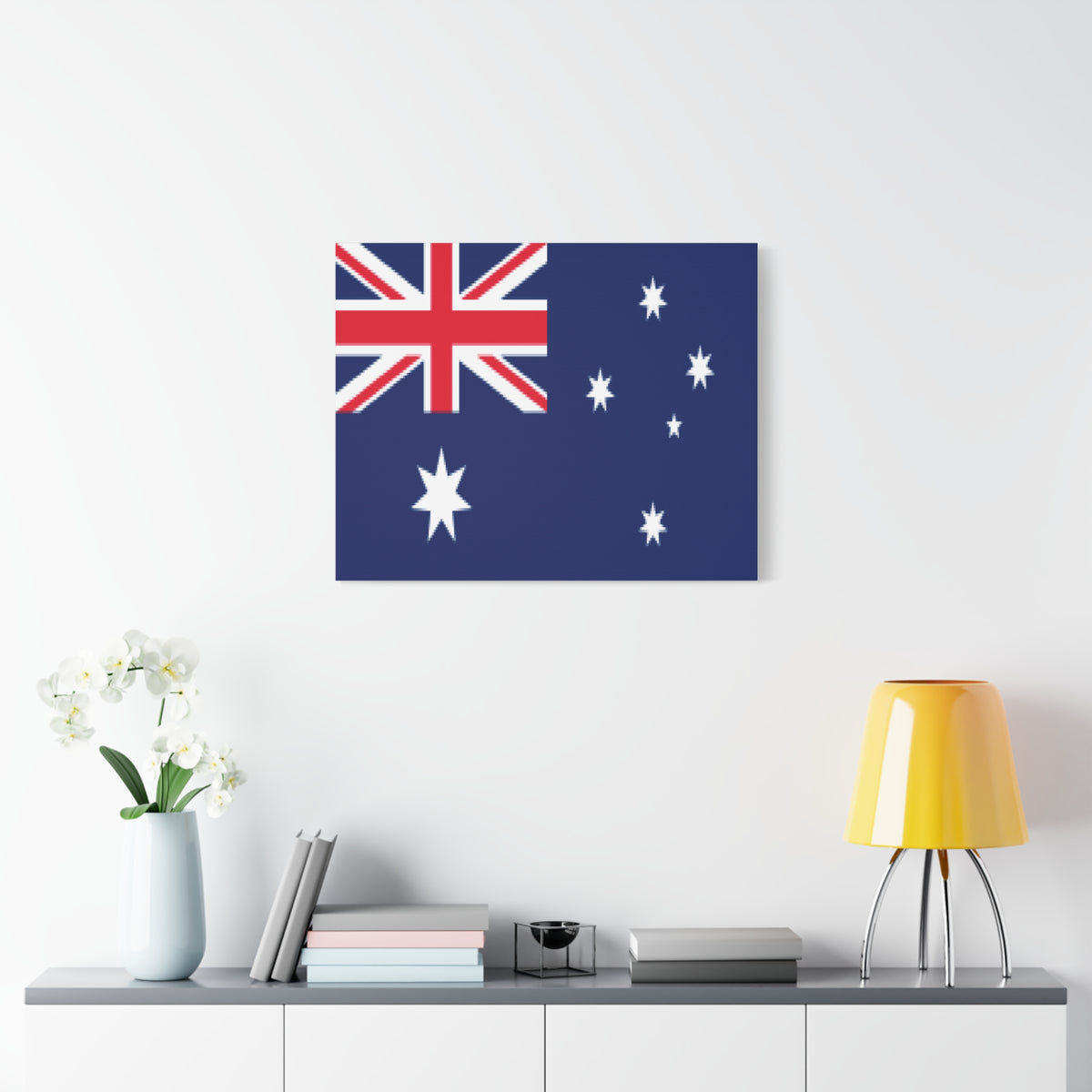 Australia Country Flag Canvas Vibrant Wall Art Unframed Home Decor-Express Your Love Gifts