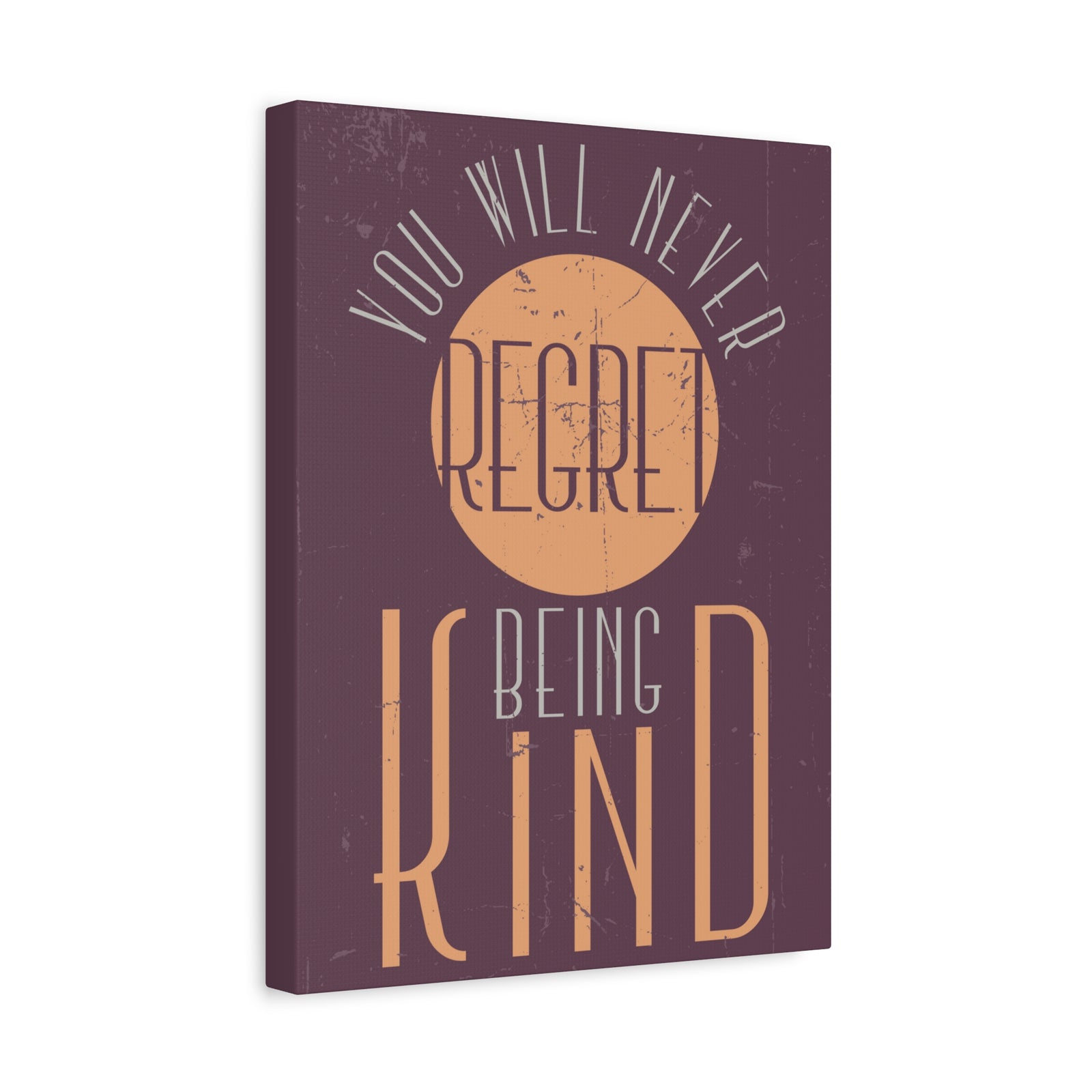 Inspirational Quote Canvas Being Kind Wall Art Motivational Motto Inspiring Prints Artwork Decor Ready to Hang-Express Your Love Gifts
