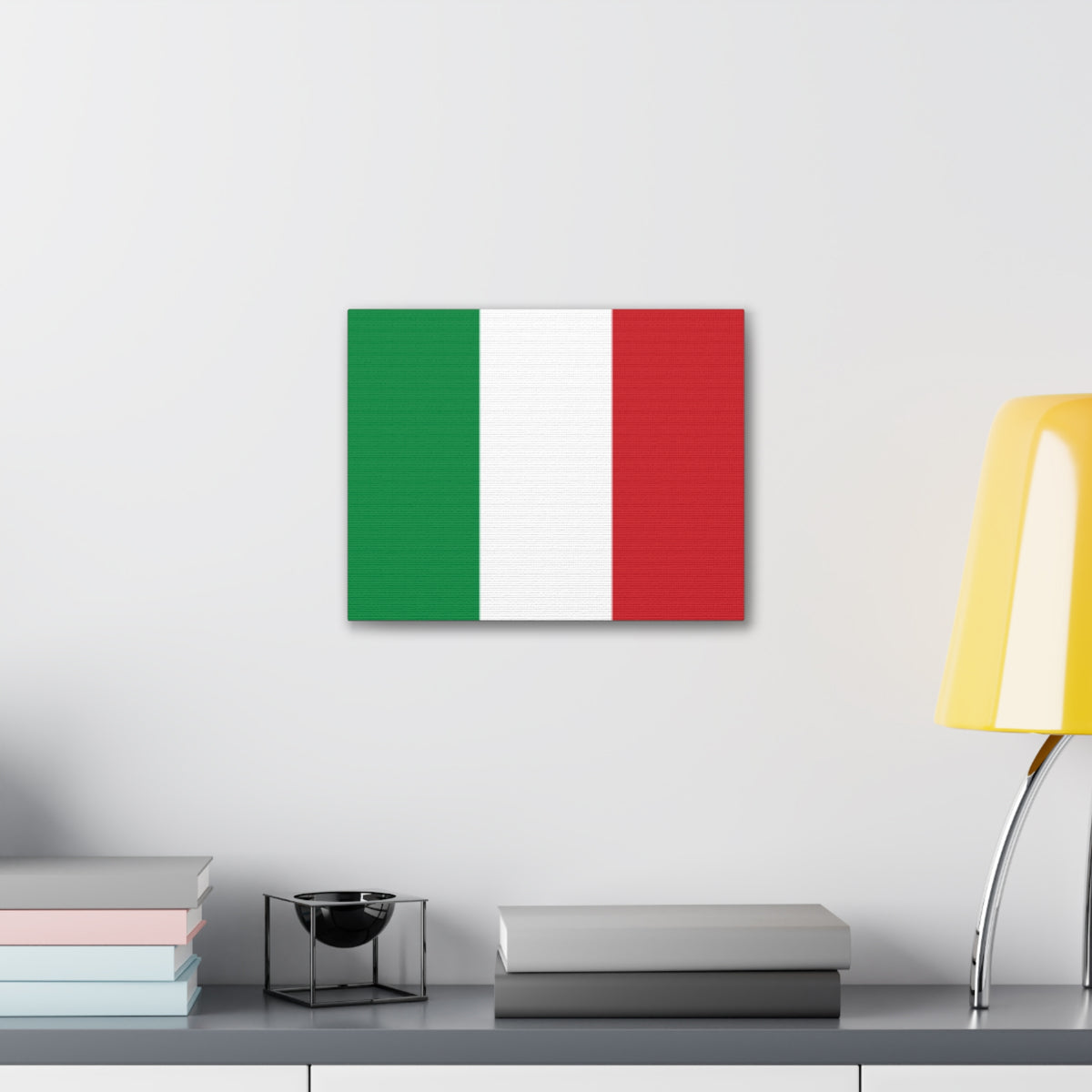 Italy Country Flag Canvas Vibrant Wall Art Unframed Home Decor-Express Your Love Gifts