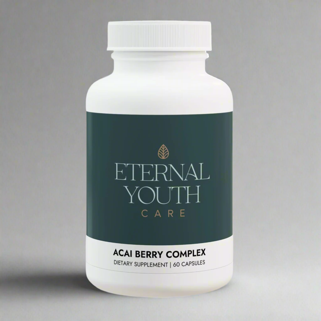 Eternal Youth Acai Berry Complex Supplement – Digestive Health & Regularity Support Non-GMO, Vegan (60 Capsules)-Express Your Love Gifts