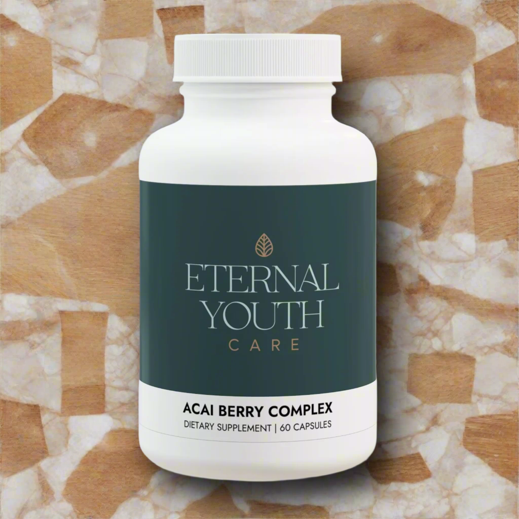 Eternal Youth Acai Berry Complex Supplement – Digestive Health & Regularity Support Non-GMO, Vegan (60 Capsules)-Express Your Love Gifts
