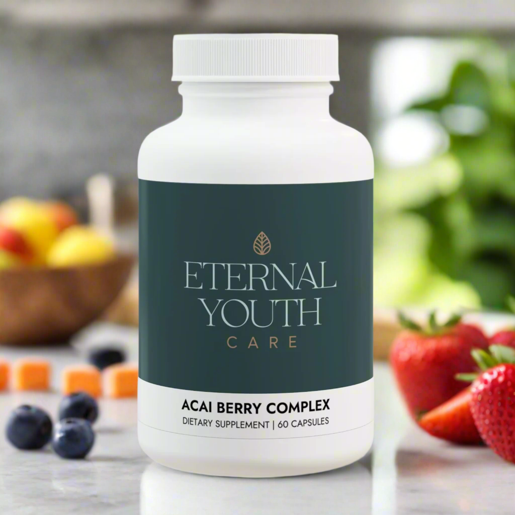 Eternal Youth Acai Berry Complex Supplement – Digestive Health & Regularity Support Non-GMO, Vegan (60 Capsules)-Express Your Love Gifts