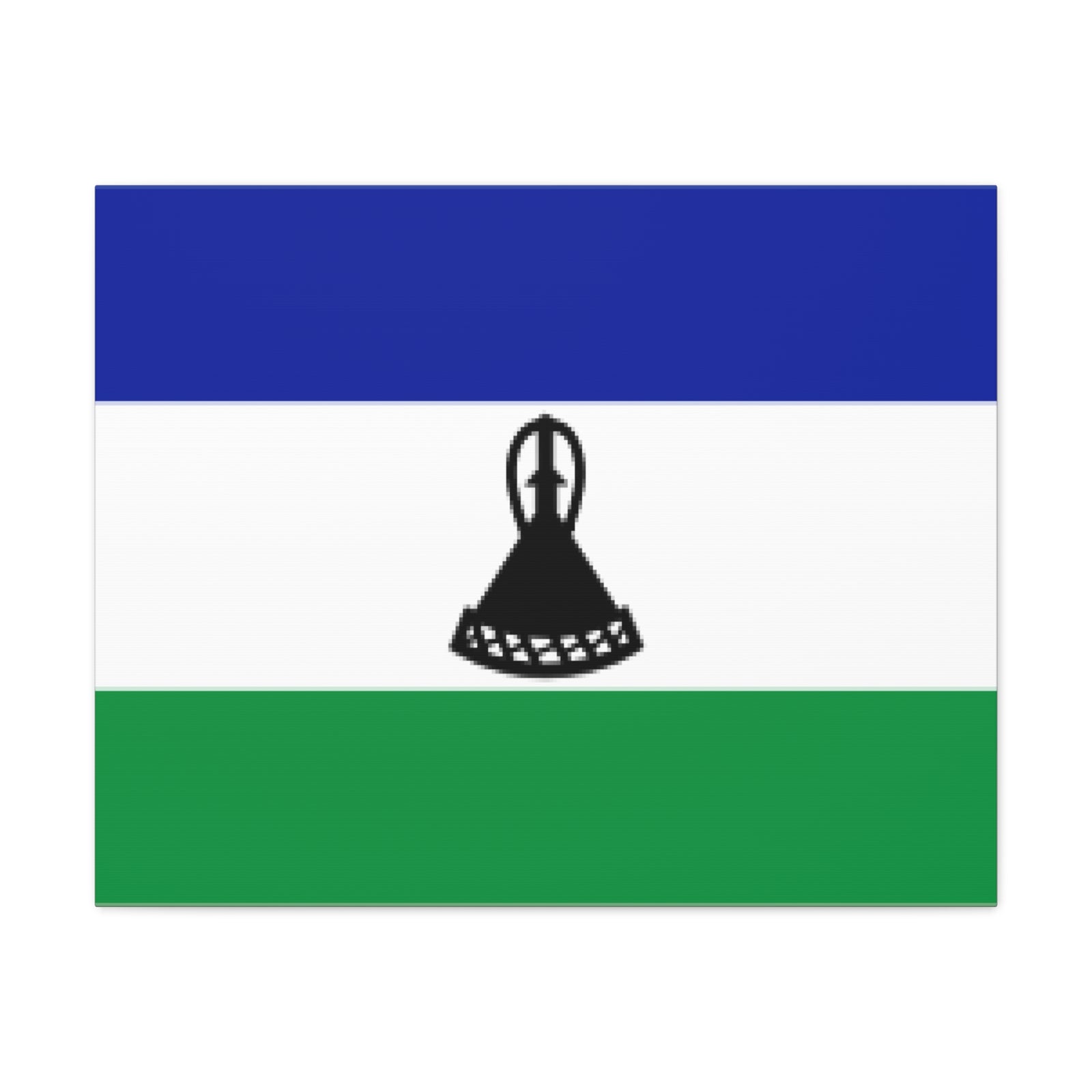 Lesotho Country Flag Canvas Vibrant Wall Art Unframed Home Decor-Express Your Love Gifts