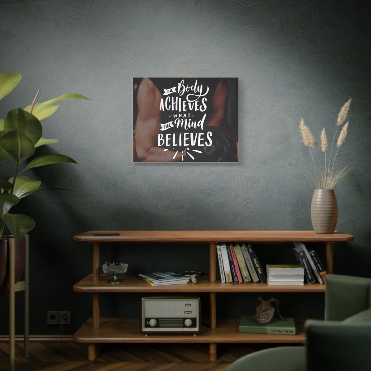 Inspirational Quote Canvas Achieve Wall Art Motivational Motto Inspiring Prints Artwork Decor Ready to Hang-Express Your Love Gifts