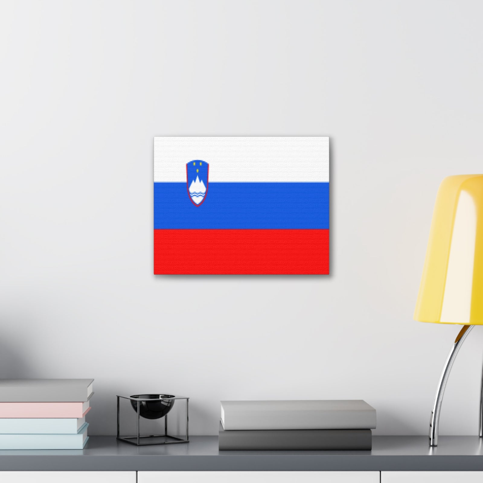 Slovenia Country Flag Canvas Vibrant Wall Art Unframed Home Decor-Express Your Love Gifts
