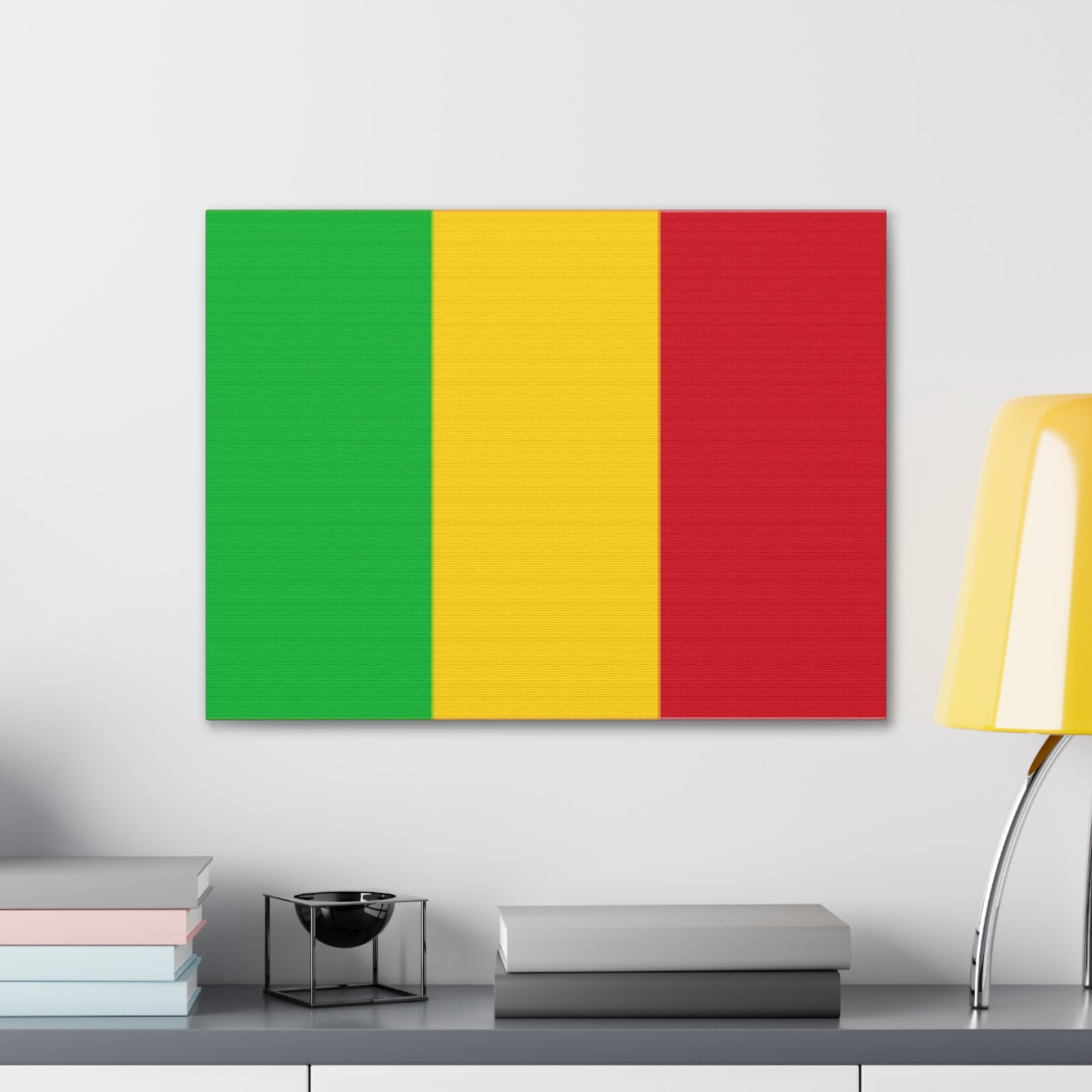 Mali Country Flag Canvas Vibrant Wall Art Unframed Home Decor-Express Your Love Gifts