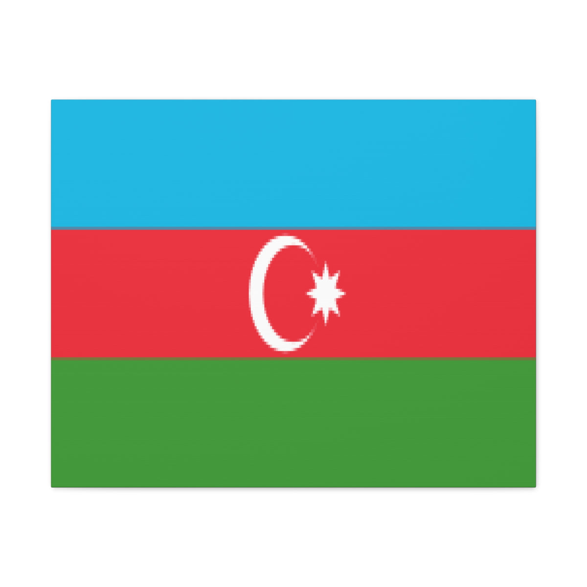 Azerbaijan Country Flag Canvas Vibrant Wall Art Unframed Home Decor-Express Your Love Gifts