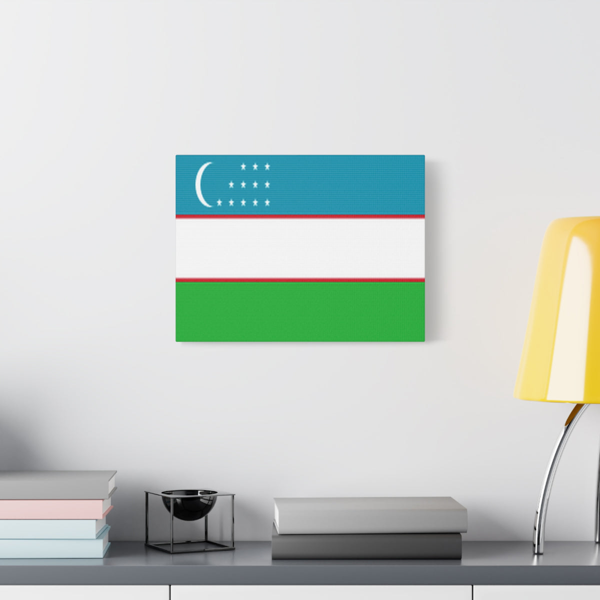 Uzbekistan Country Flag Canvas Vibrant Wall Art Unframed Home Decor-Express Your Love Gifts