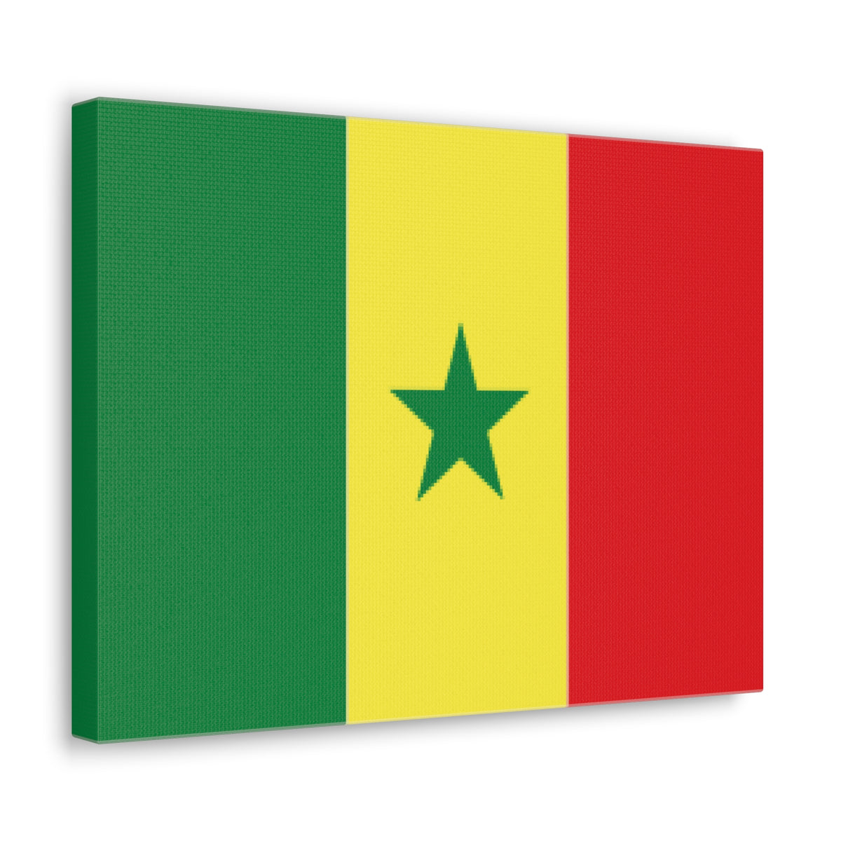 Senegal Country Flag Canvas Vibrant Wall Art Unframed Home Decor-Express Your Love Gifts