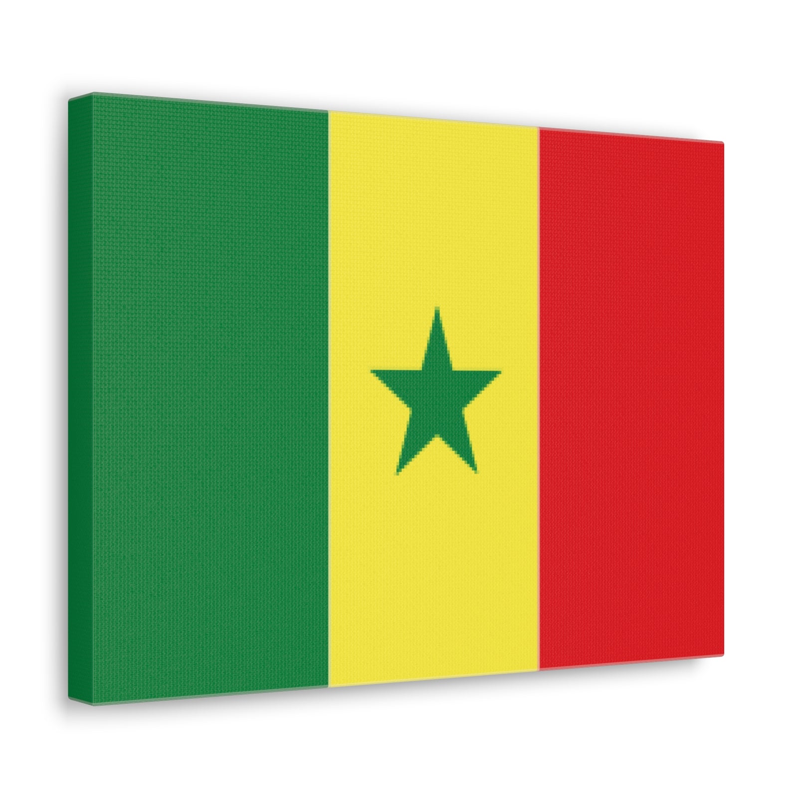 Senegal Country Flag Canvas Vibrant Wall Art Unframed Home Decor-Express Your Love Gifts