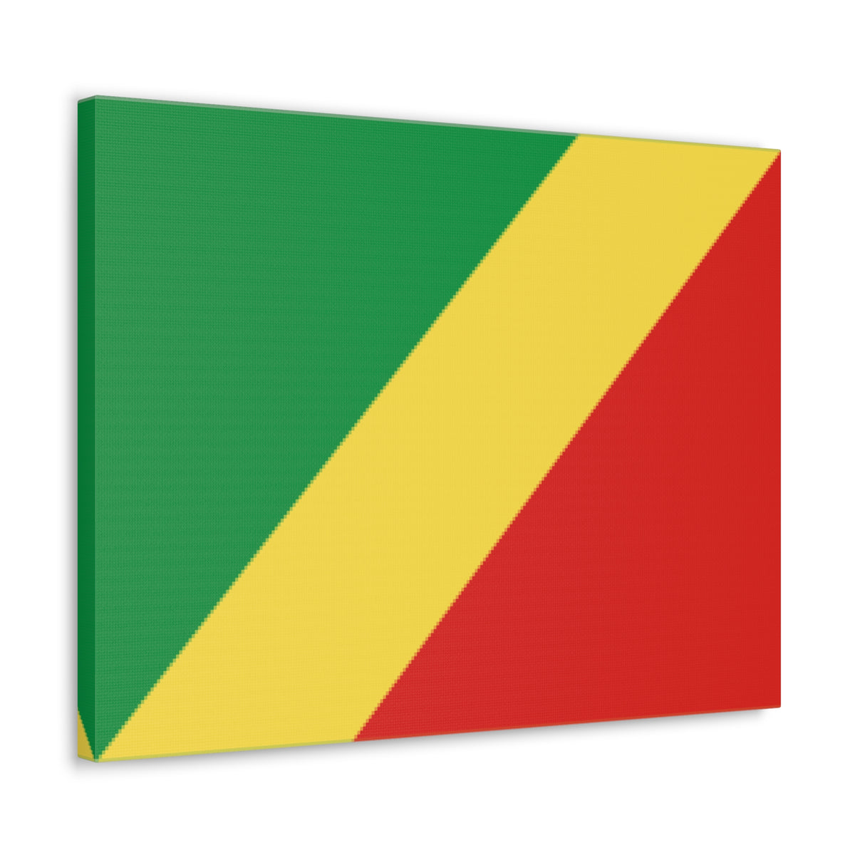 Republic of the Congo Country Flag Canvas Vibrant Wall Art Unframed Home Decor-Express Your Love Gifts