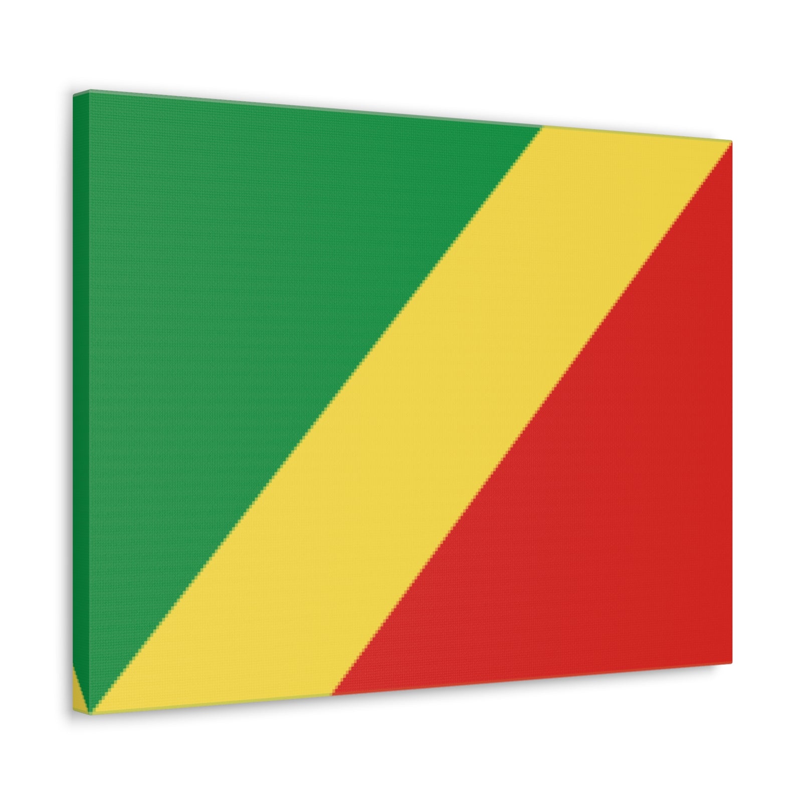 Republic of the Congo Country Flag Canvas Vibrant Wall Art Unframed Home Decor-Express Your Love Gifts