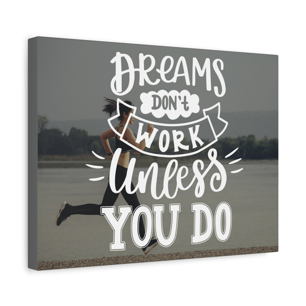 Inspirational Quote Canvas Dreams Wall Art Motivational Motto Inspiring Prints Artwork Decor Ready to Hang-Express Your Love Gifts