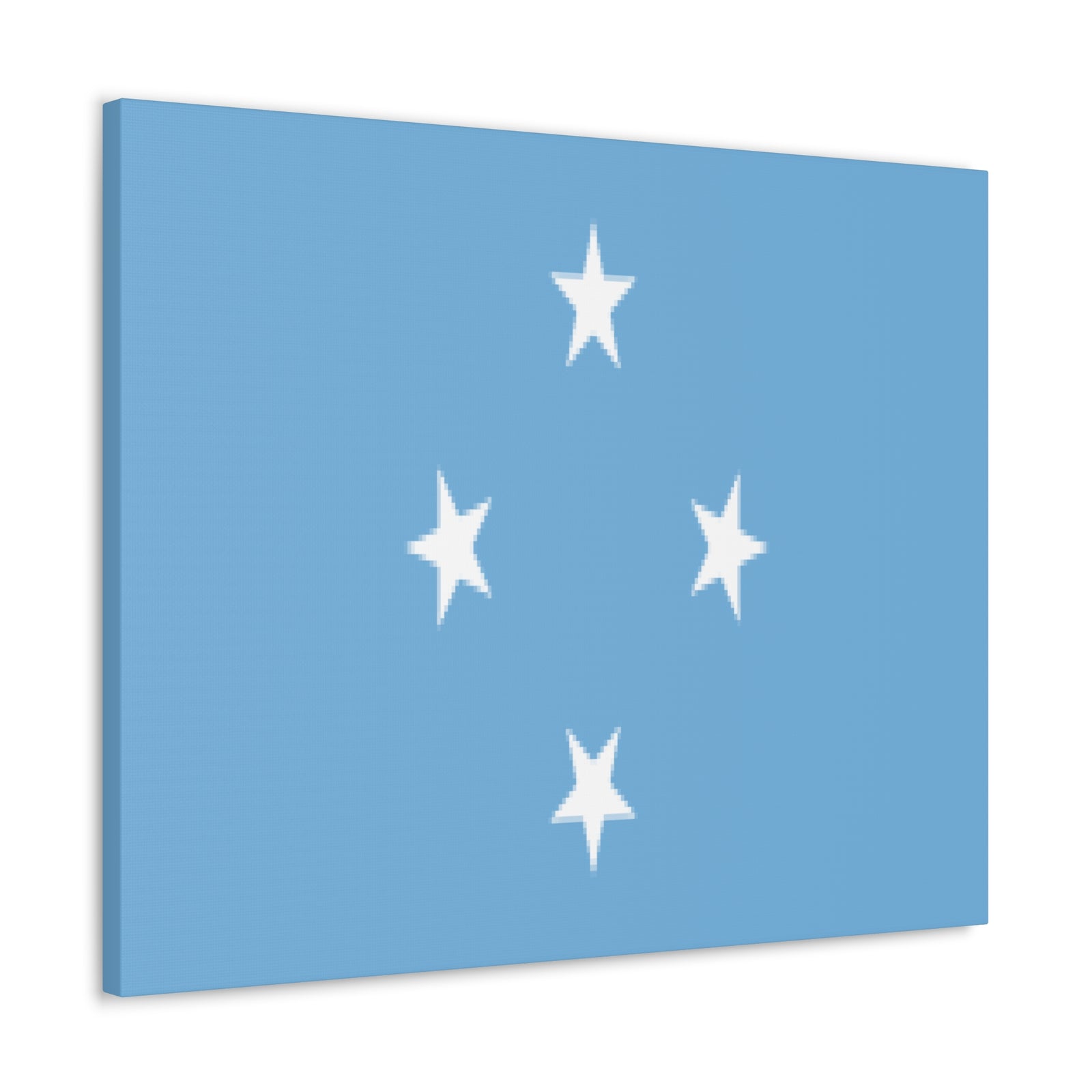 Micronesia Country Flag Canvas Vibrant Wall Art Unframed Home Decor-Express Your Love Gifts