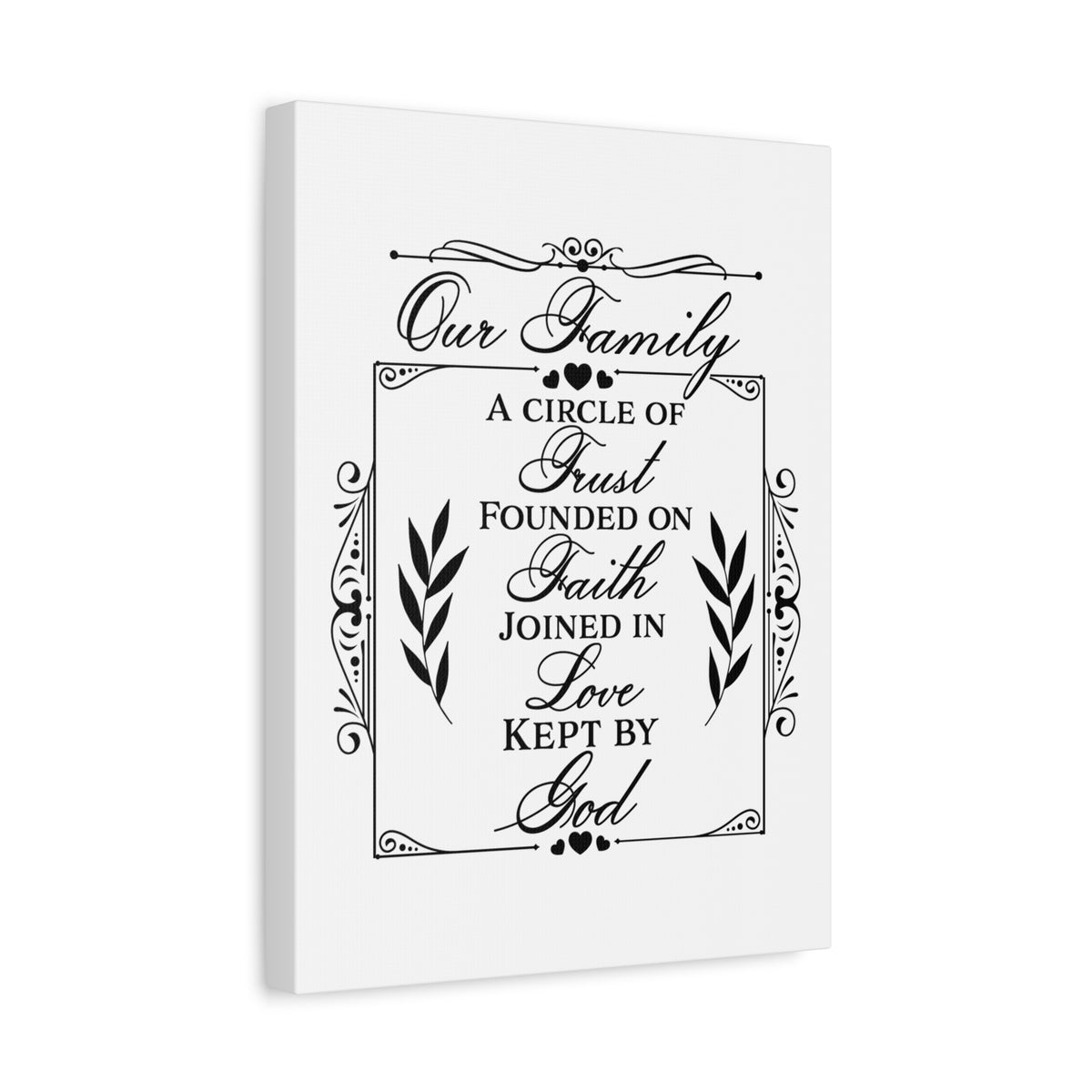 Scripture Canvas Kept By God Psalm 133:1 Christian Wall Art Print Ready to Hang-Express Your Love Gifts